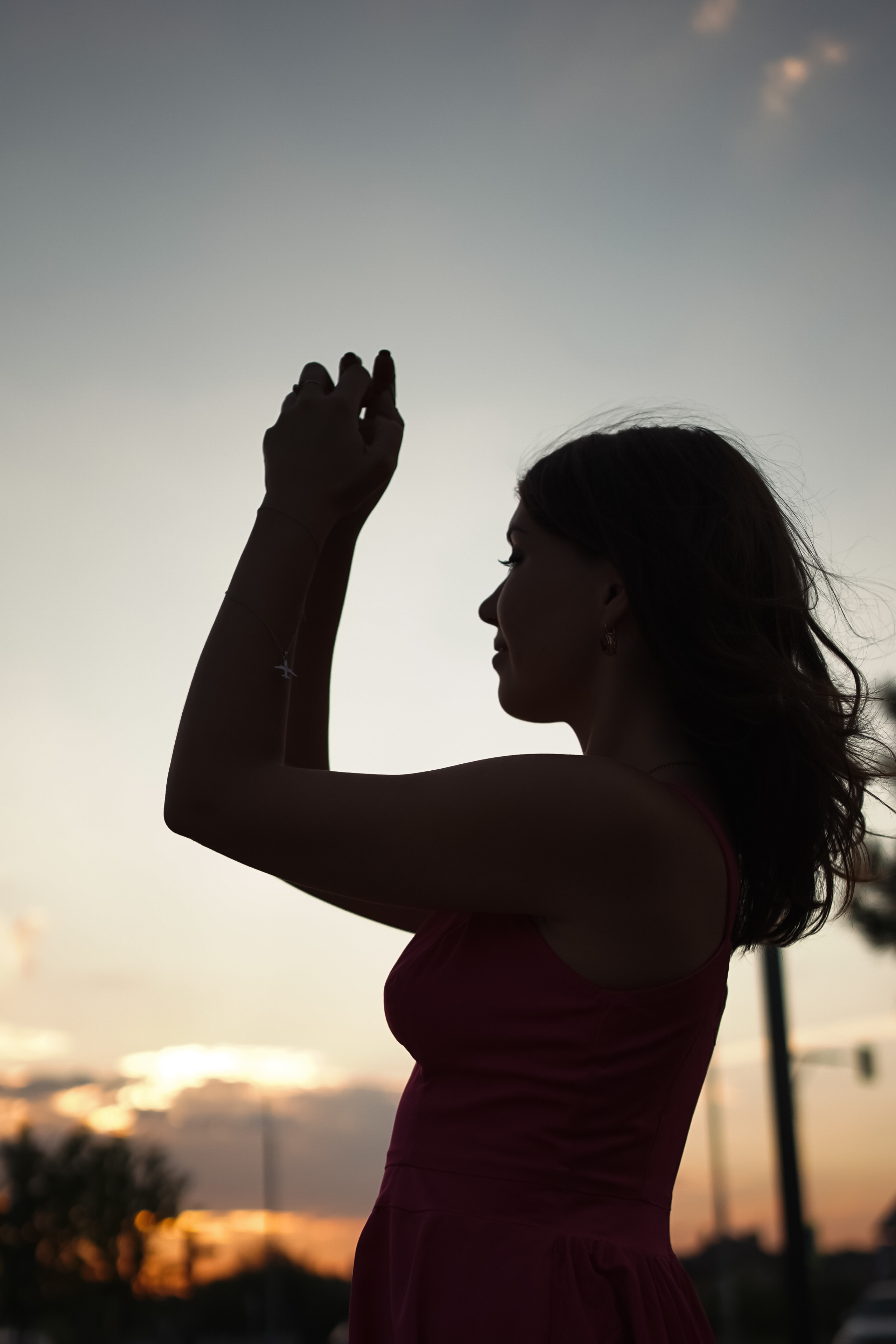 Закатная съемка с Ксюшей. Женский фотограф в Москве Кристина Чечина