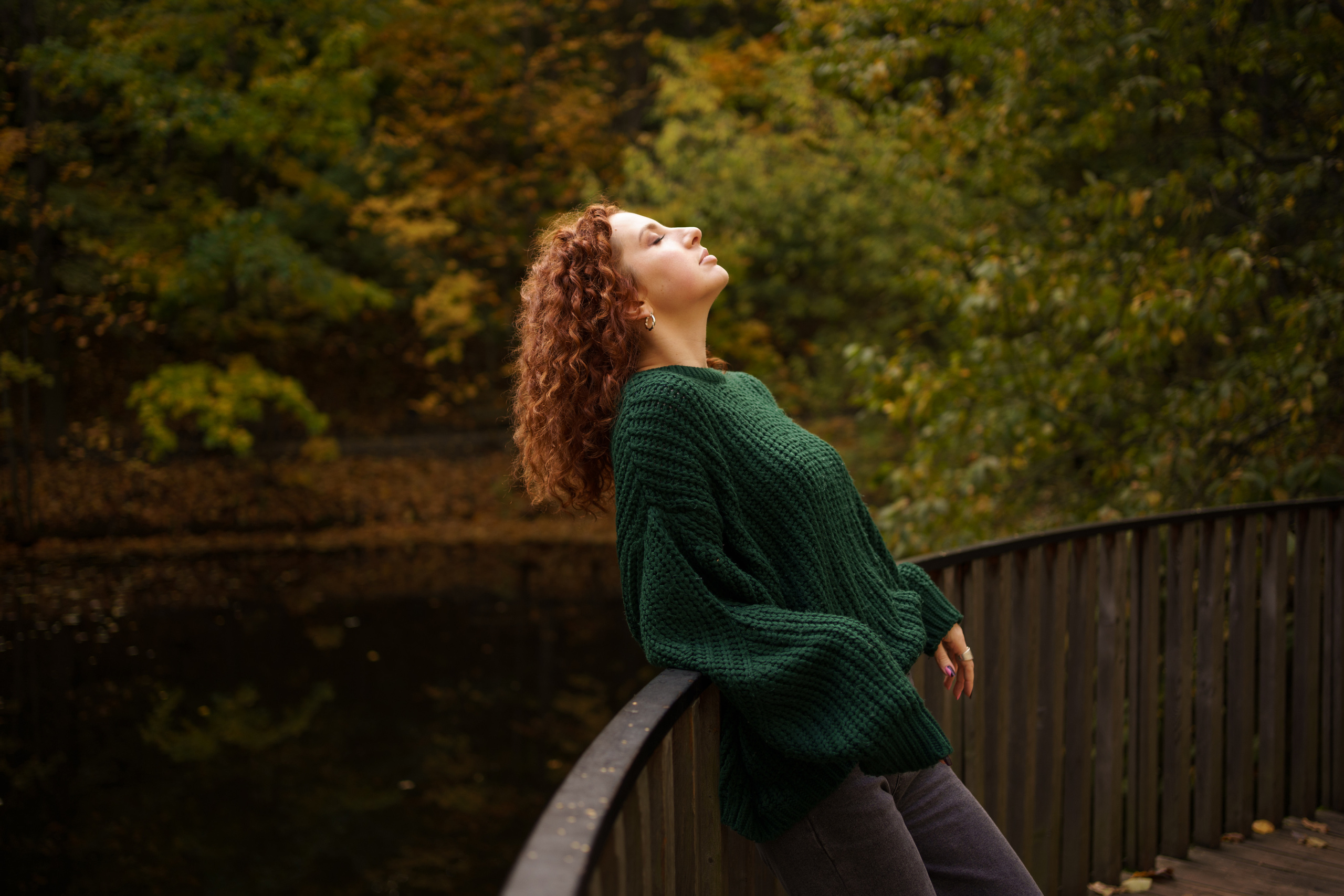 Осенняя прогулка с Александрой. Женский фотограф в Москве Кристина Чечина