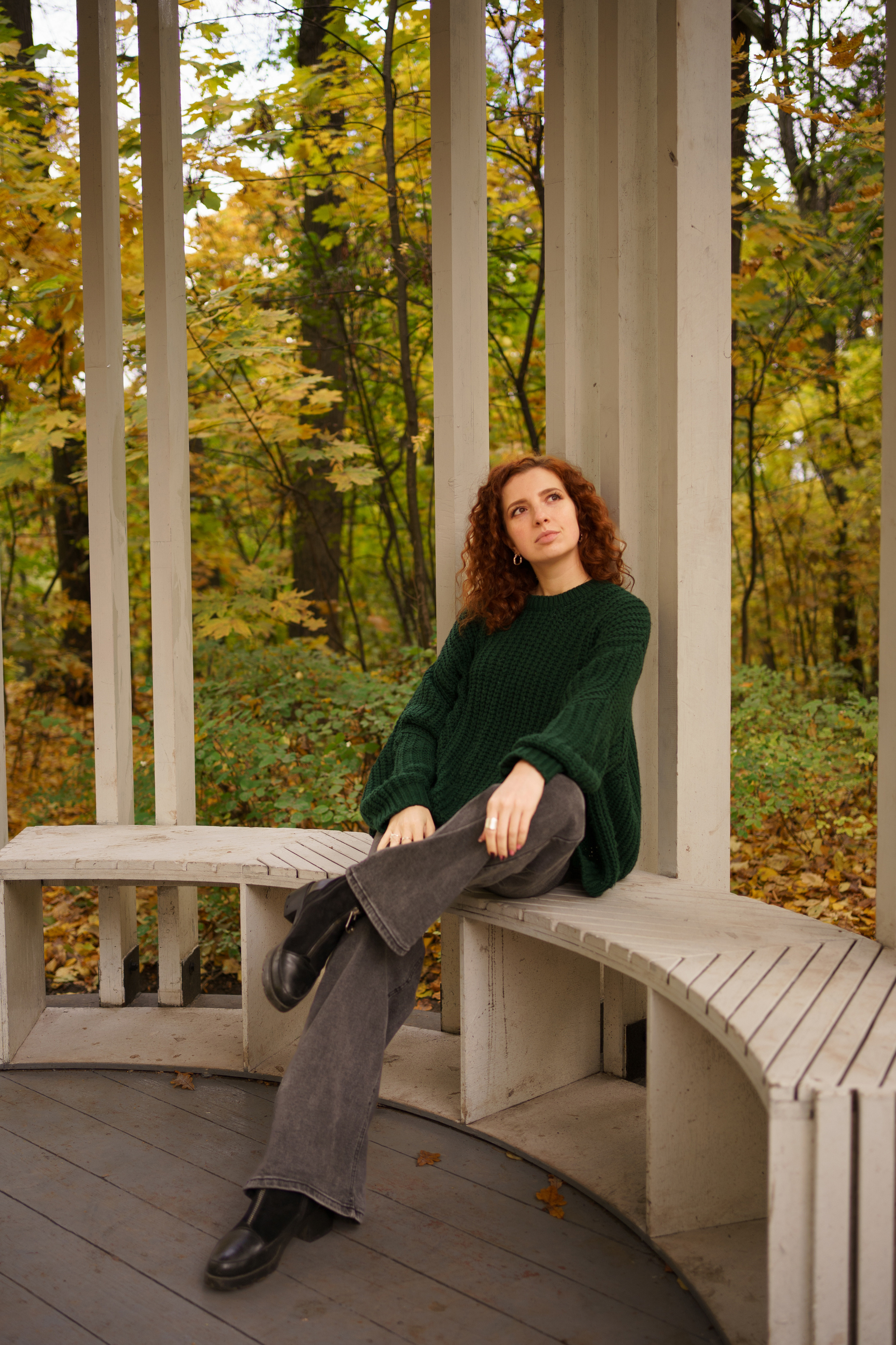 Осенняя прогулка с Александрой. Женский фотограф в Москве Кристина Чечина