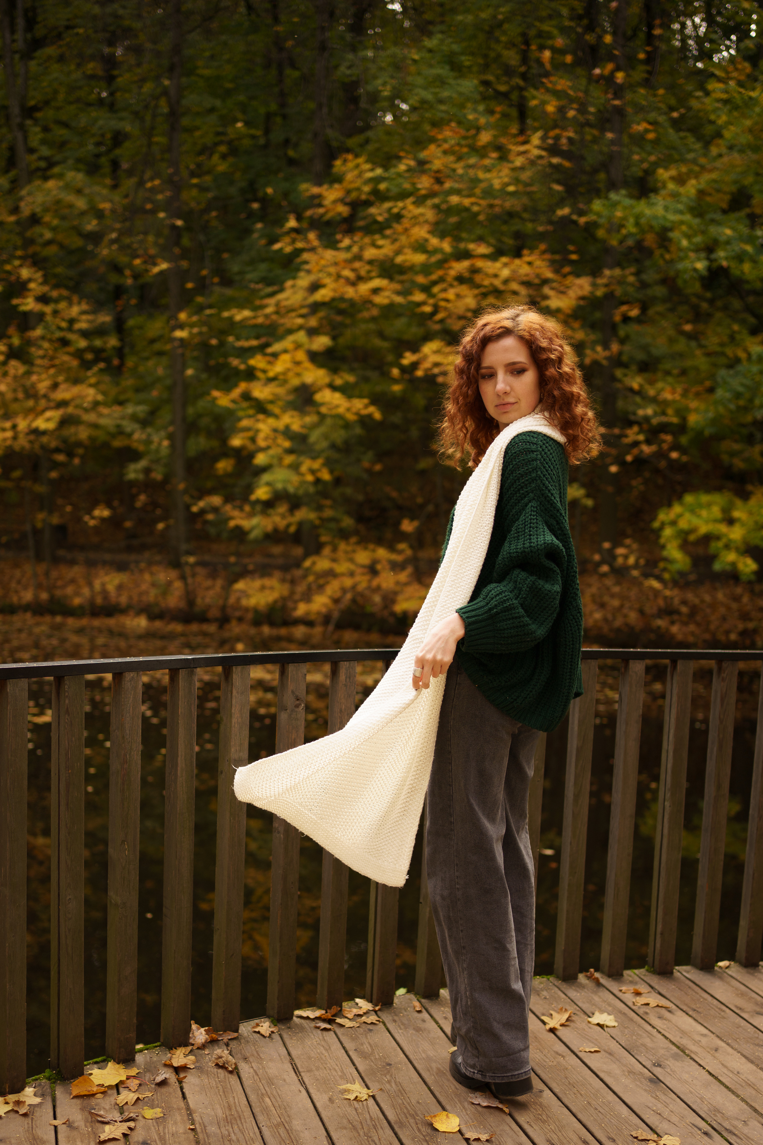 Осенняя прогулка с Александрой. Женский фотограф в Москве Кристина Чечина