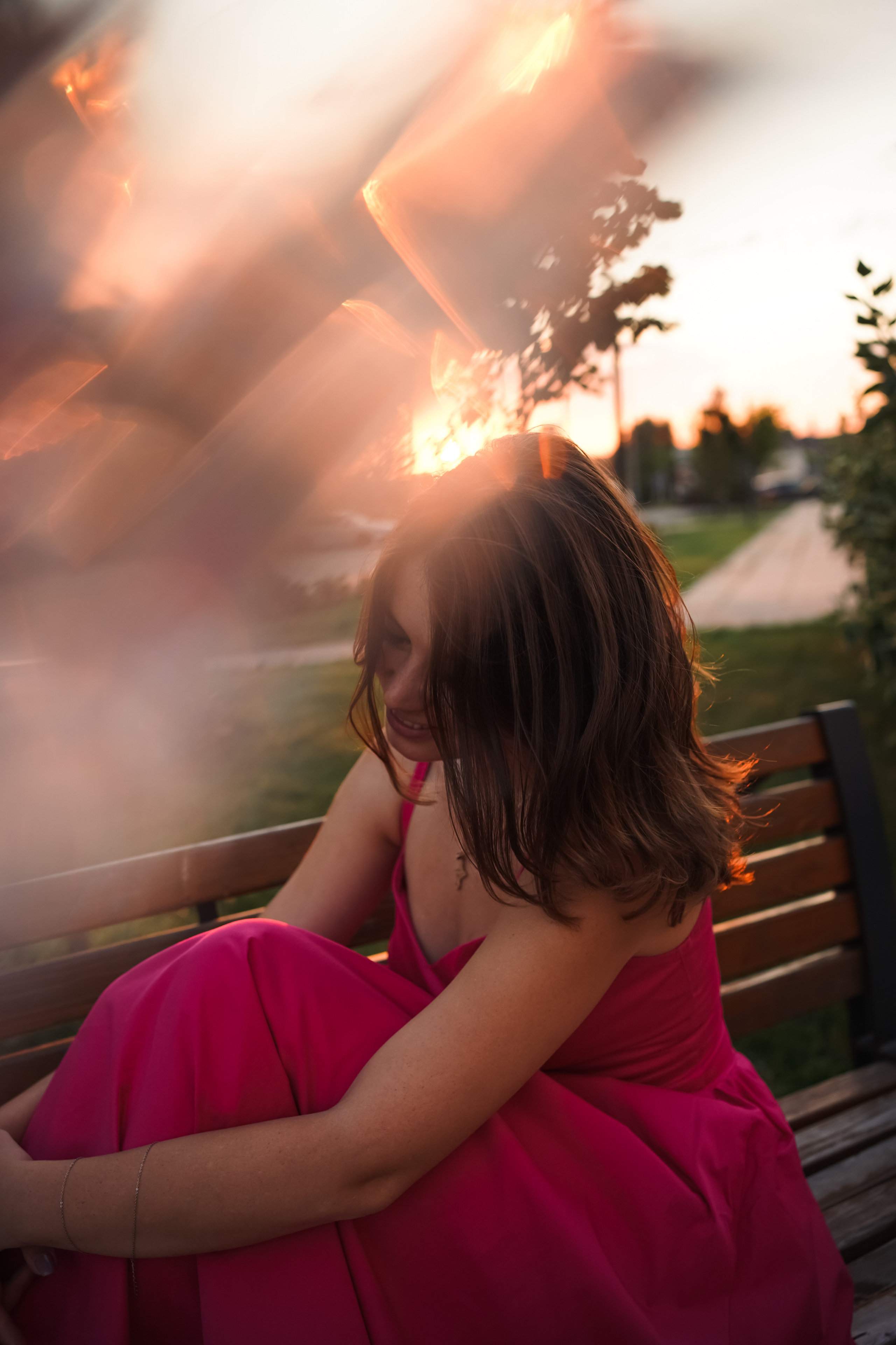 Закатная съемка с Ксюшей. Женский фотограф в Москве Кристина Чечина