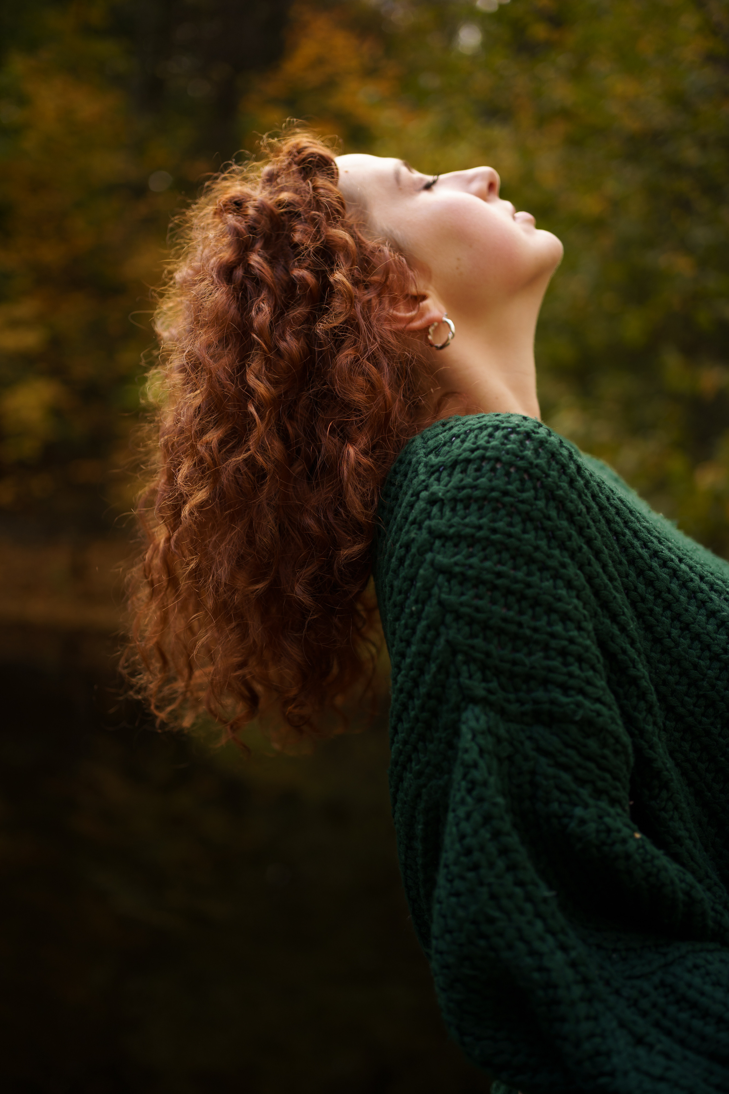 Осенняя прогулка с Александрой. Женский фотограф в Москве Кристина Чечина