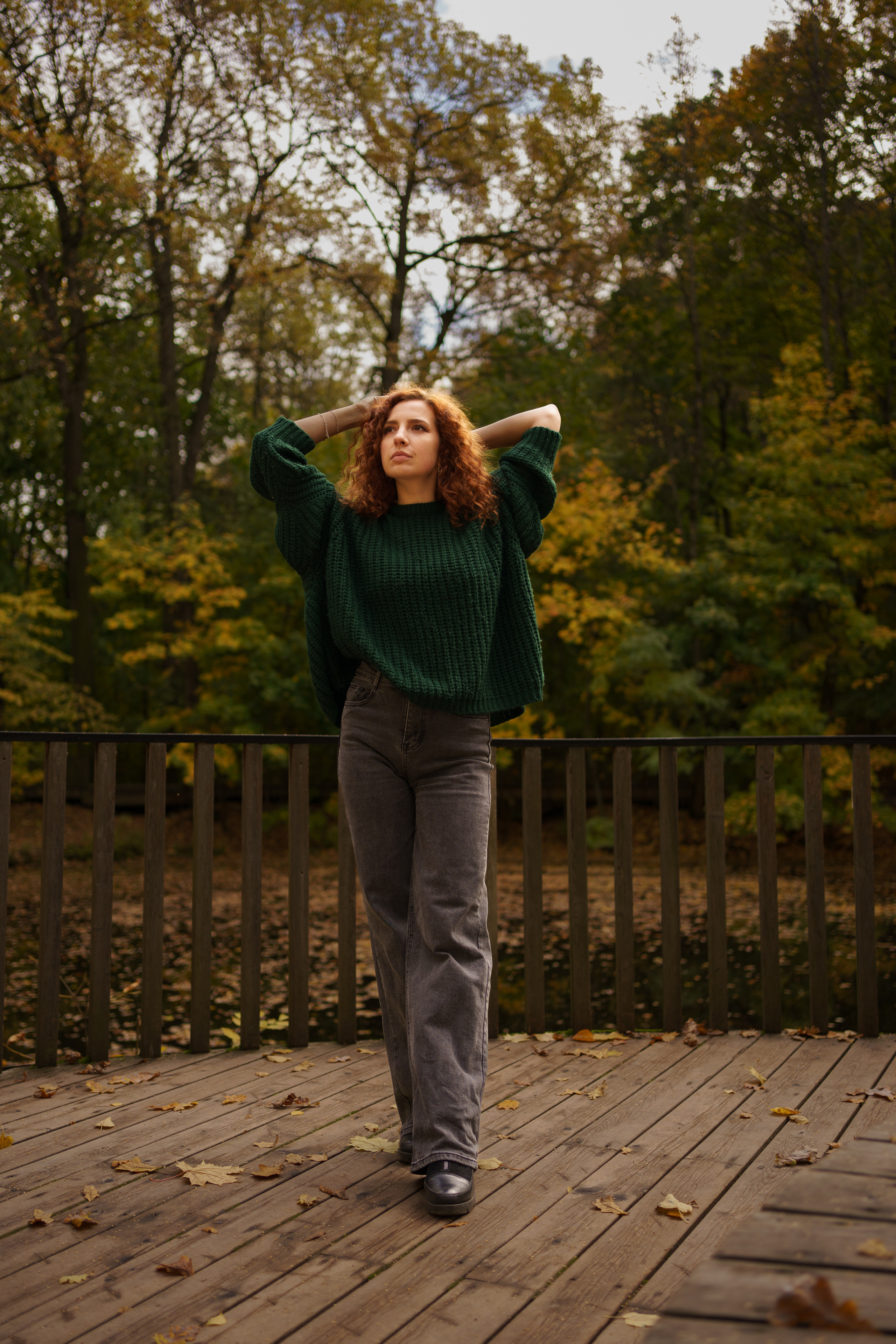 Осенняя прогулка с Александрой. Женский фотограф в Москве Кристина Чечина