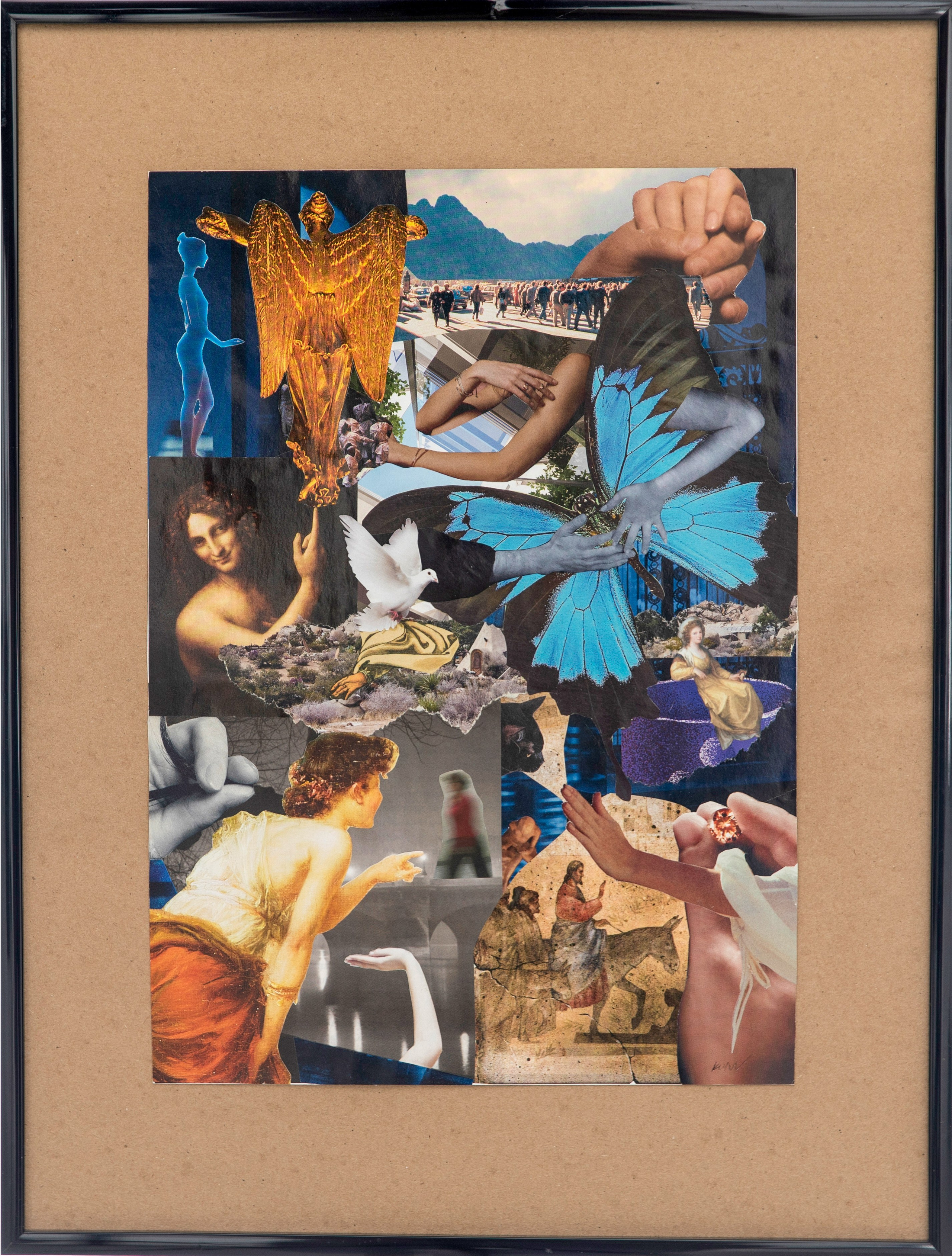 «Поиск души» Здесь Вы обнаружите различные аллегории Души, то, как ее пытались изобразить в разные эпохи в различных культурах. Здесь и Душа как бабочка, Душа как произведение искусства, Душа как белый голубь, как свет, как бриллиант, и каждый раз руки ищущих пытаются дотянуться до ответа на вопрос «Что же такое Душа?» 30х42 см