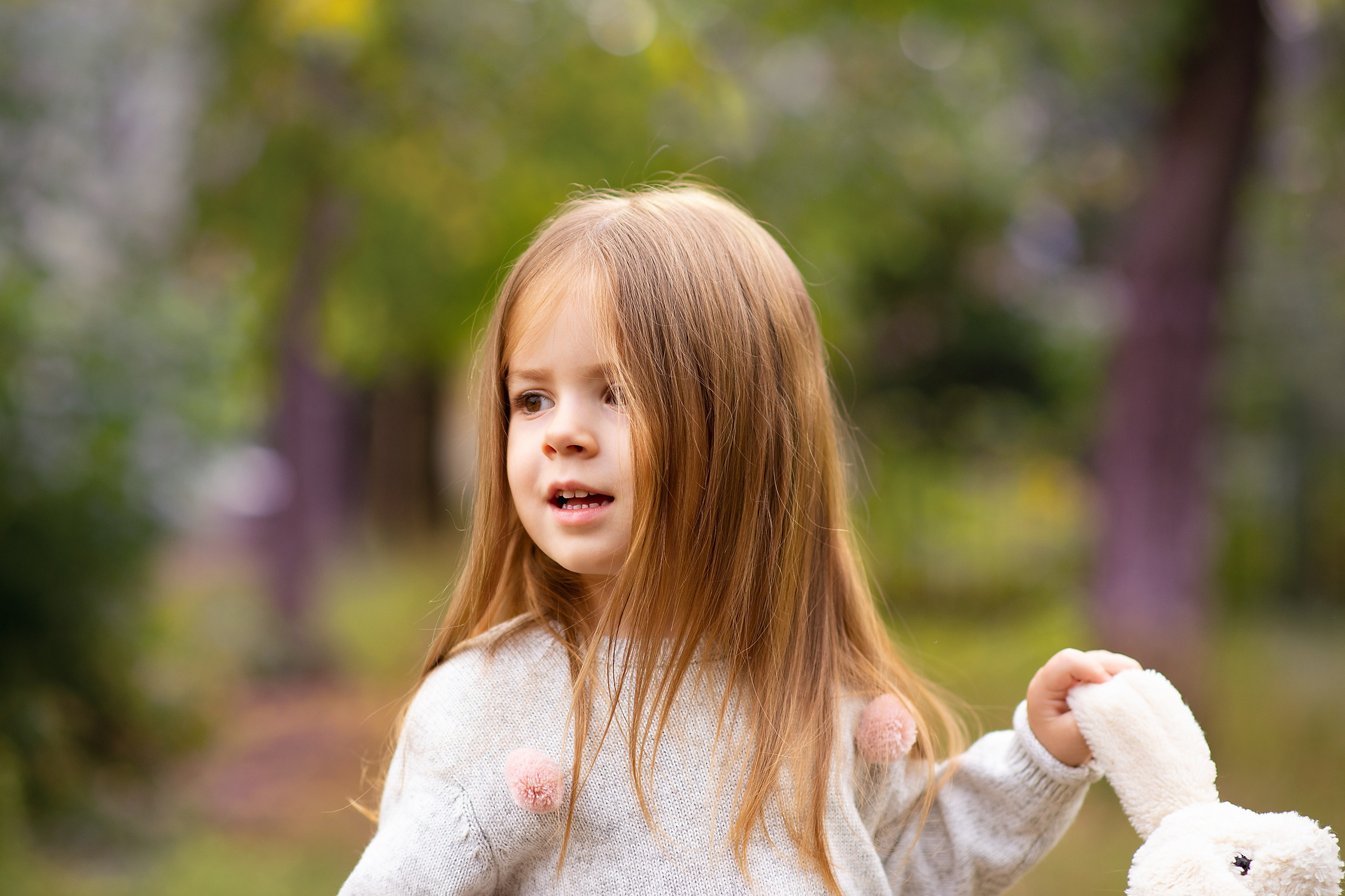 Летняя фотосессия на природе, в лесу, на улице. Семейная с детьми