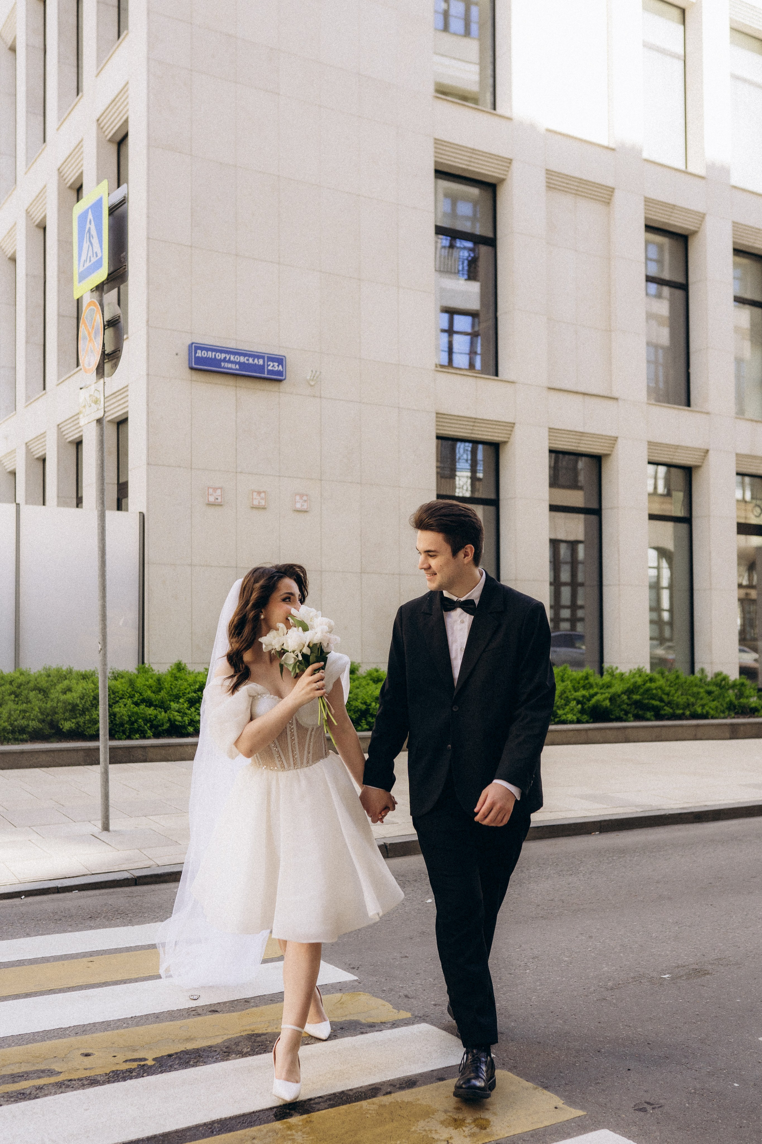 Свадебная фотопрогулка в Москве по центру города. Свадебный фотограф в Москве Анна Полушина