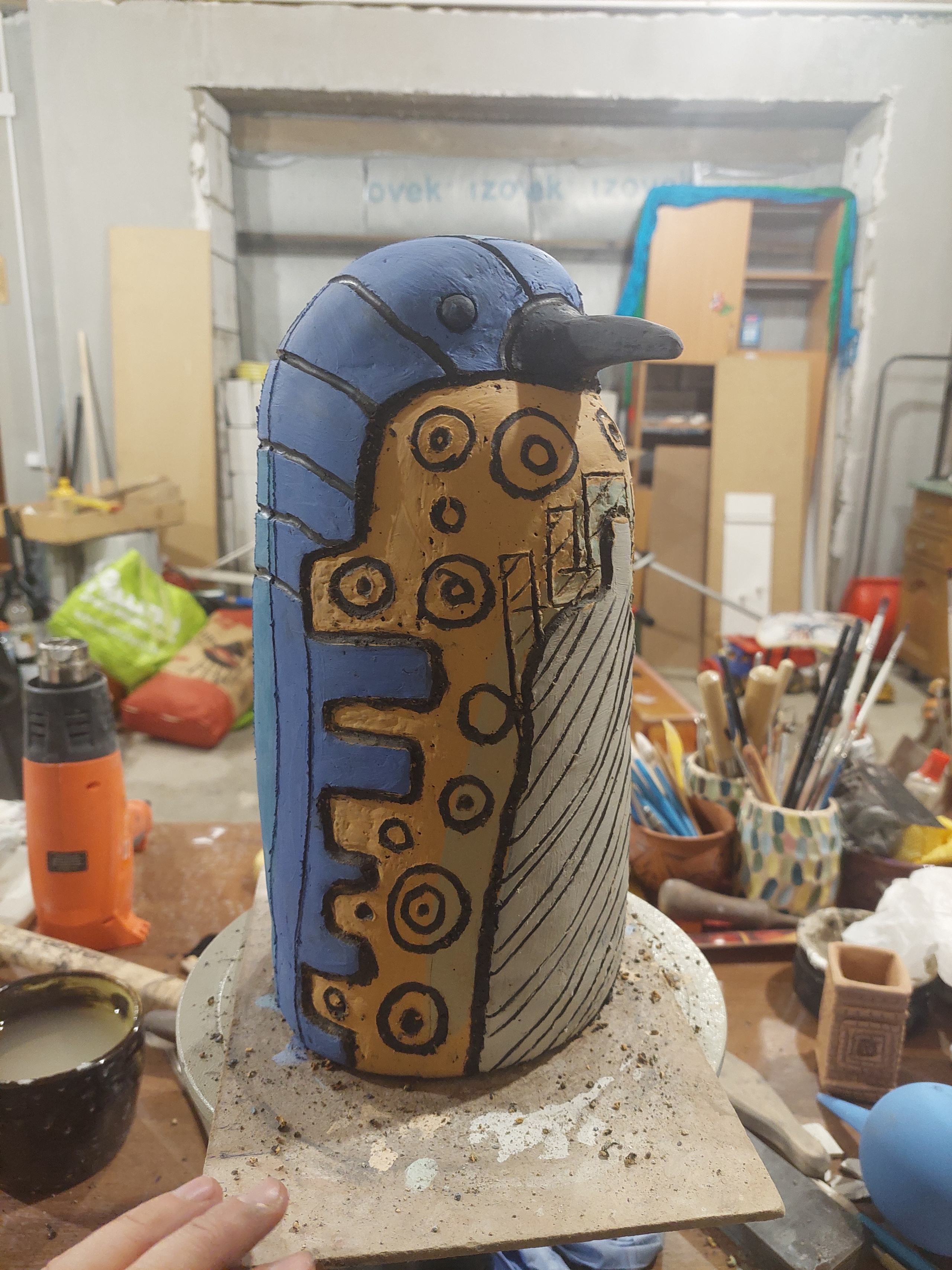 Что остается за кадром, или процесс работы керамиста. Керамика с историей. Елена Рогалёва