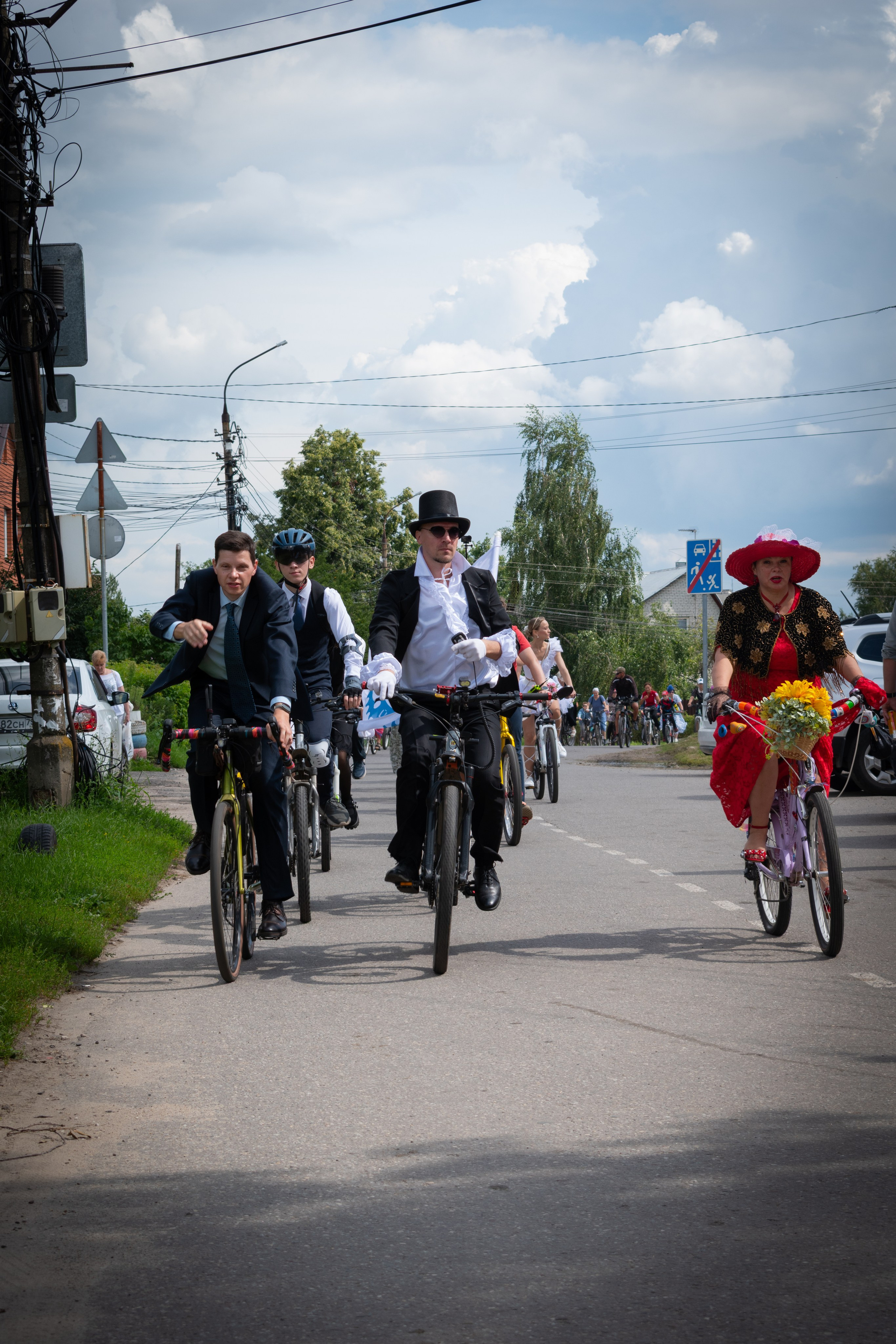 «Леди на велосипеде» — велопробег по г. Жуковскому 2025. Репортажный фотограф Сыбер Мартти
