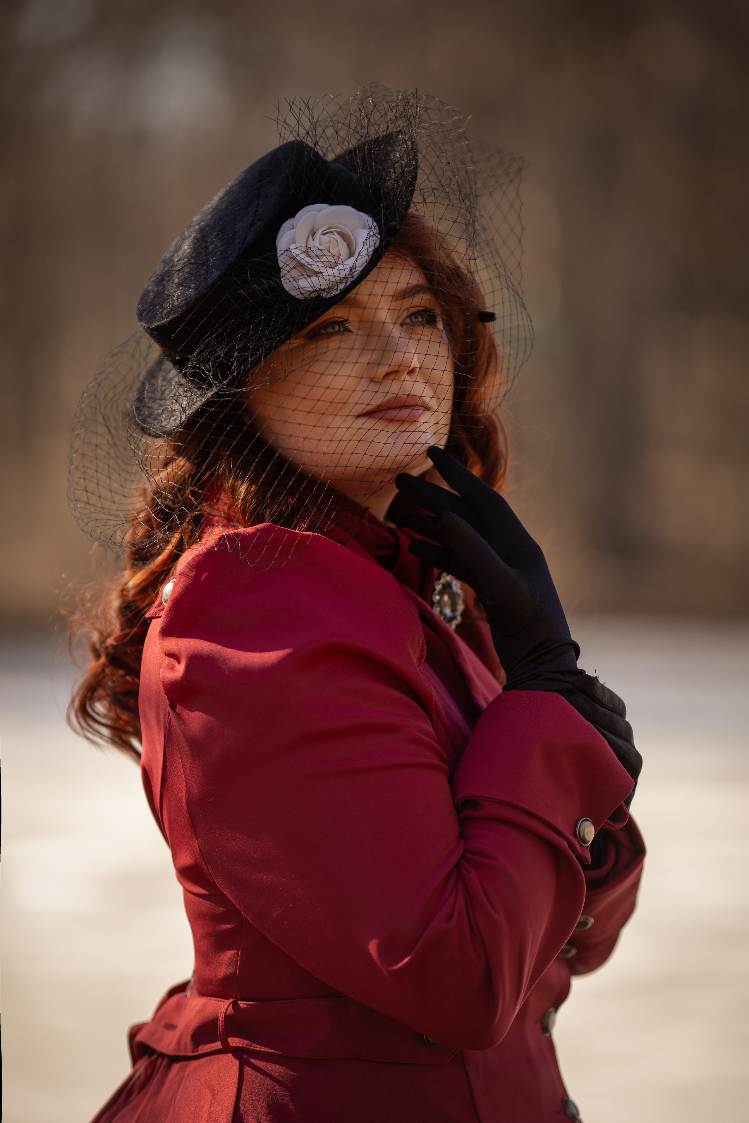 Женский портрет уличный. Семейный фотограф Москва и область Дербунова Елена