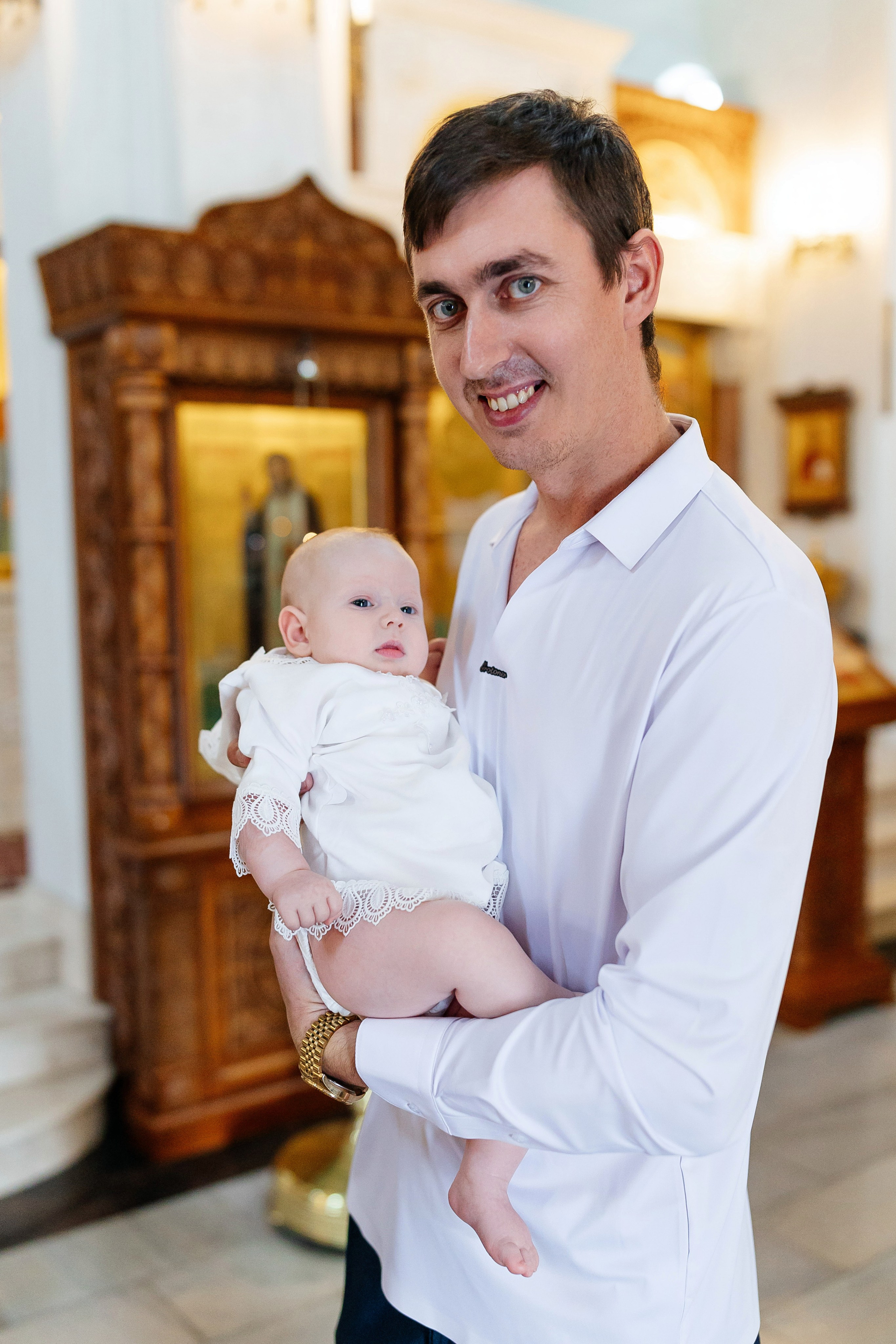 Крещение Анастасии. Семейный и детский фотограф в Москве Александра Мак