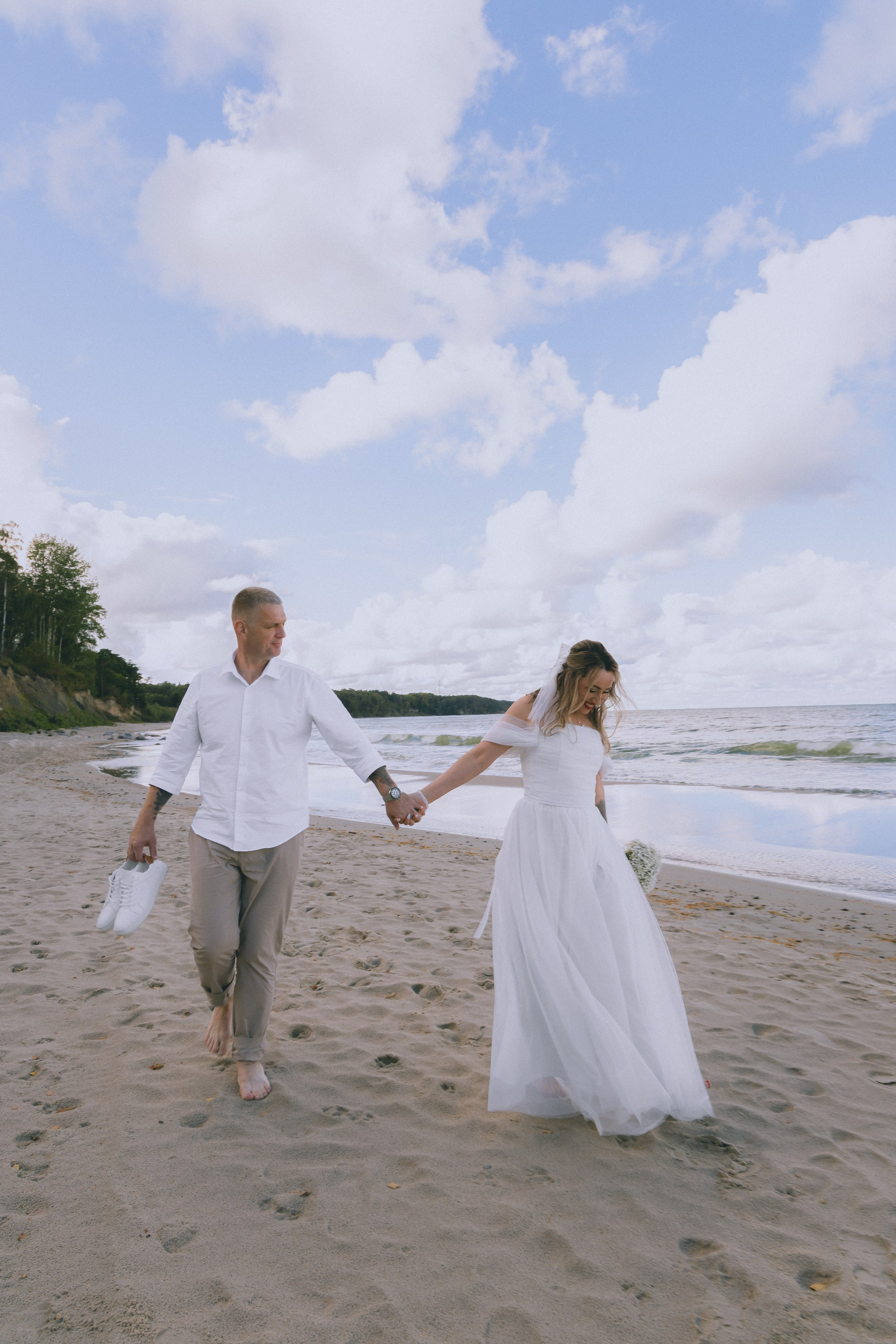 Свадьба Зои & Сергея | прогулка у моря. Фотограф в Калининграде Сокирко Светлана