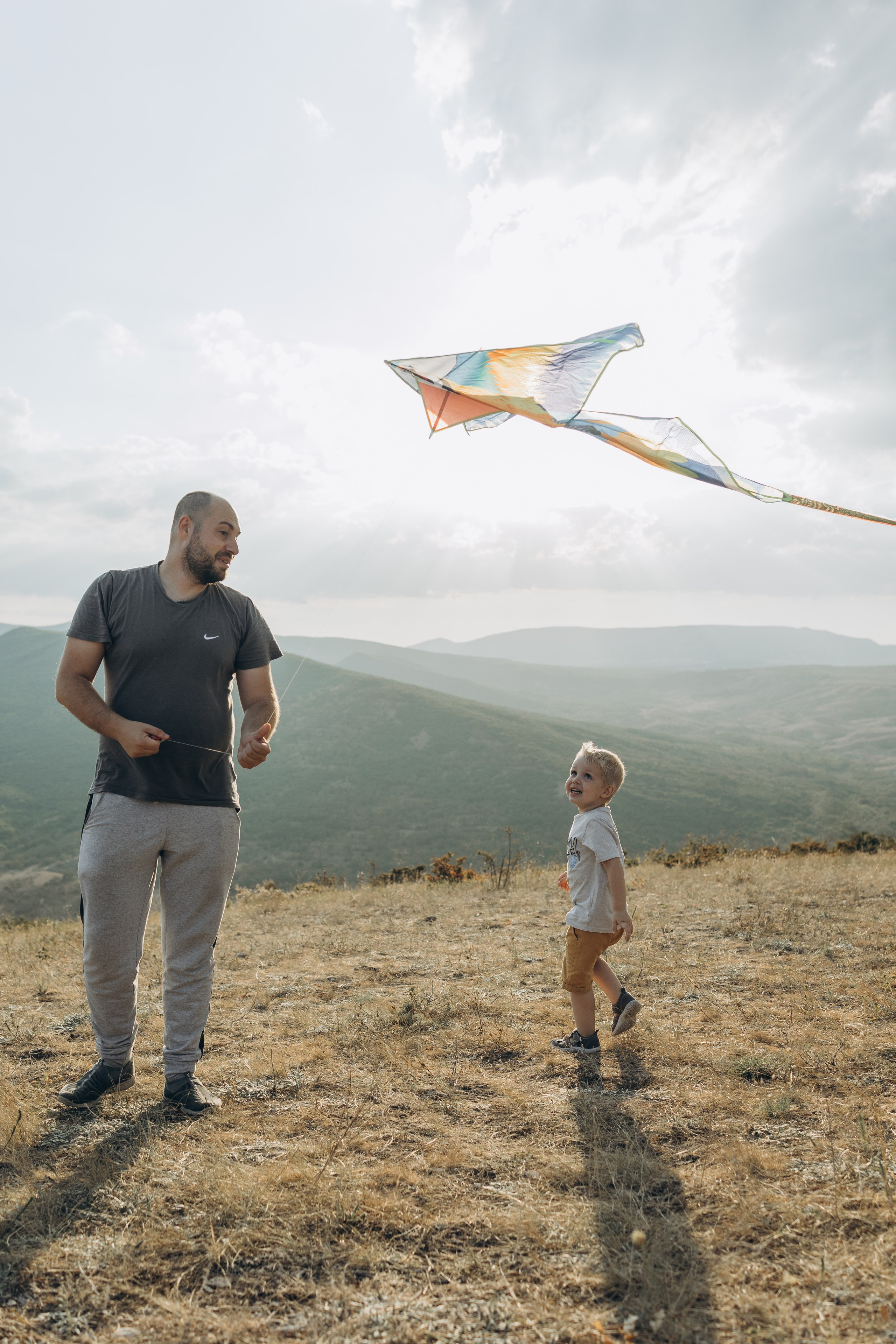 Воздушный змей. Семейный фотограф в Москве Виктория Ястребинская