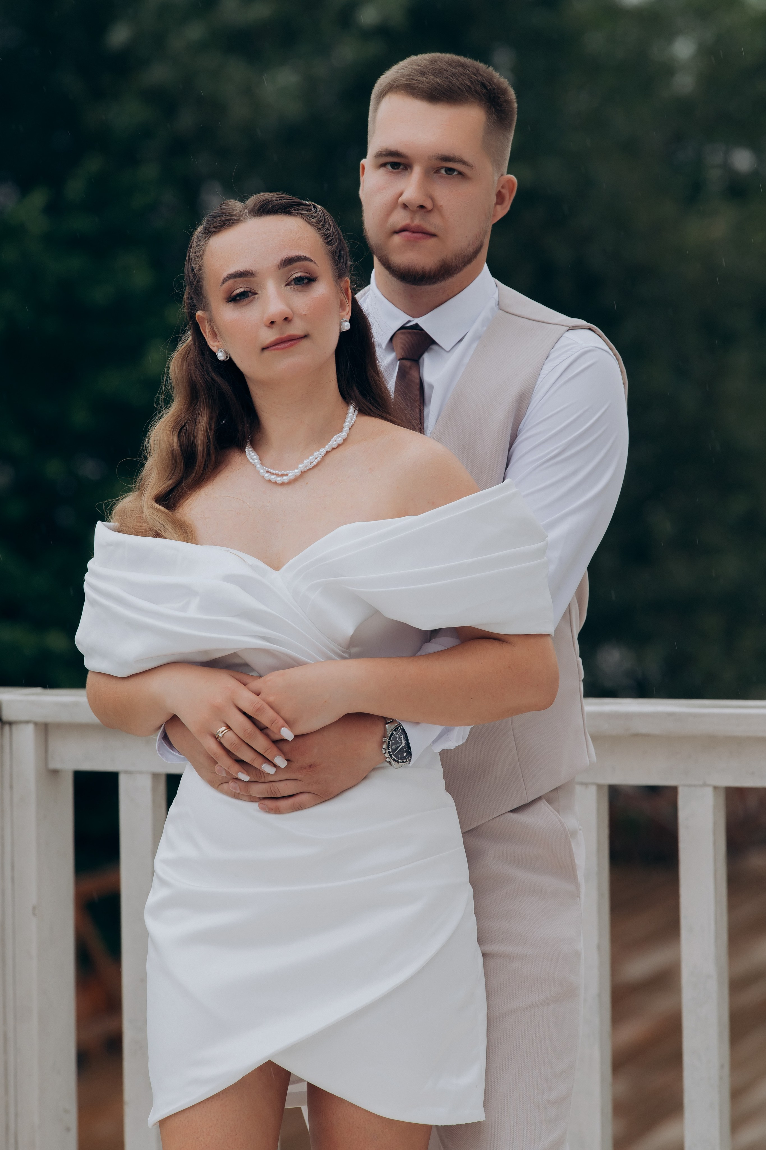 Дождь, Гребнево, любовь. Свадебный и семейный фотограф Виктория Носачёва. Щелково, Москва и МО