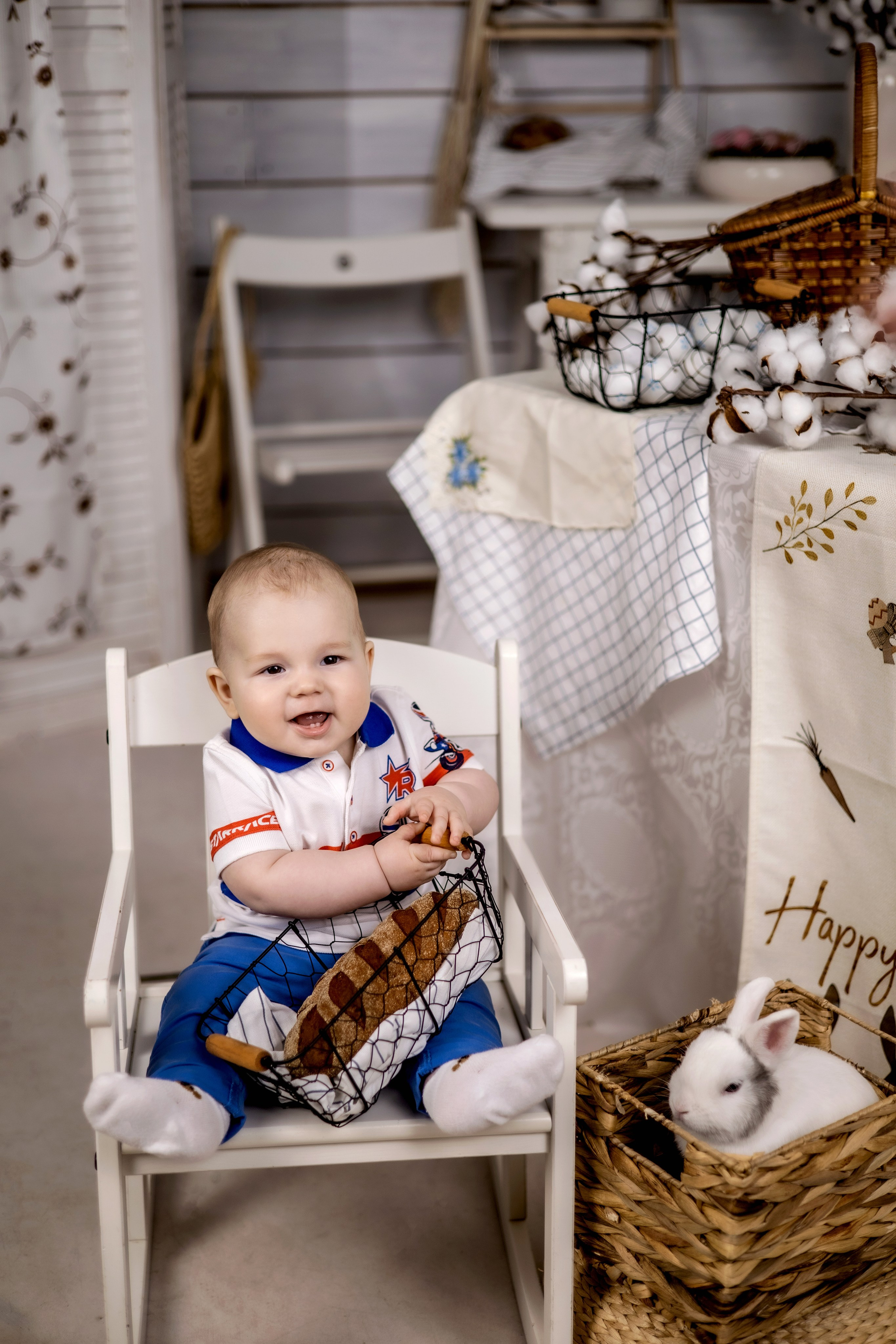 Пасхальный детский фотопроект 2024. Фотограф Надежда Лукьянова