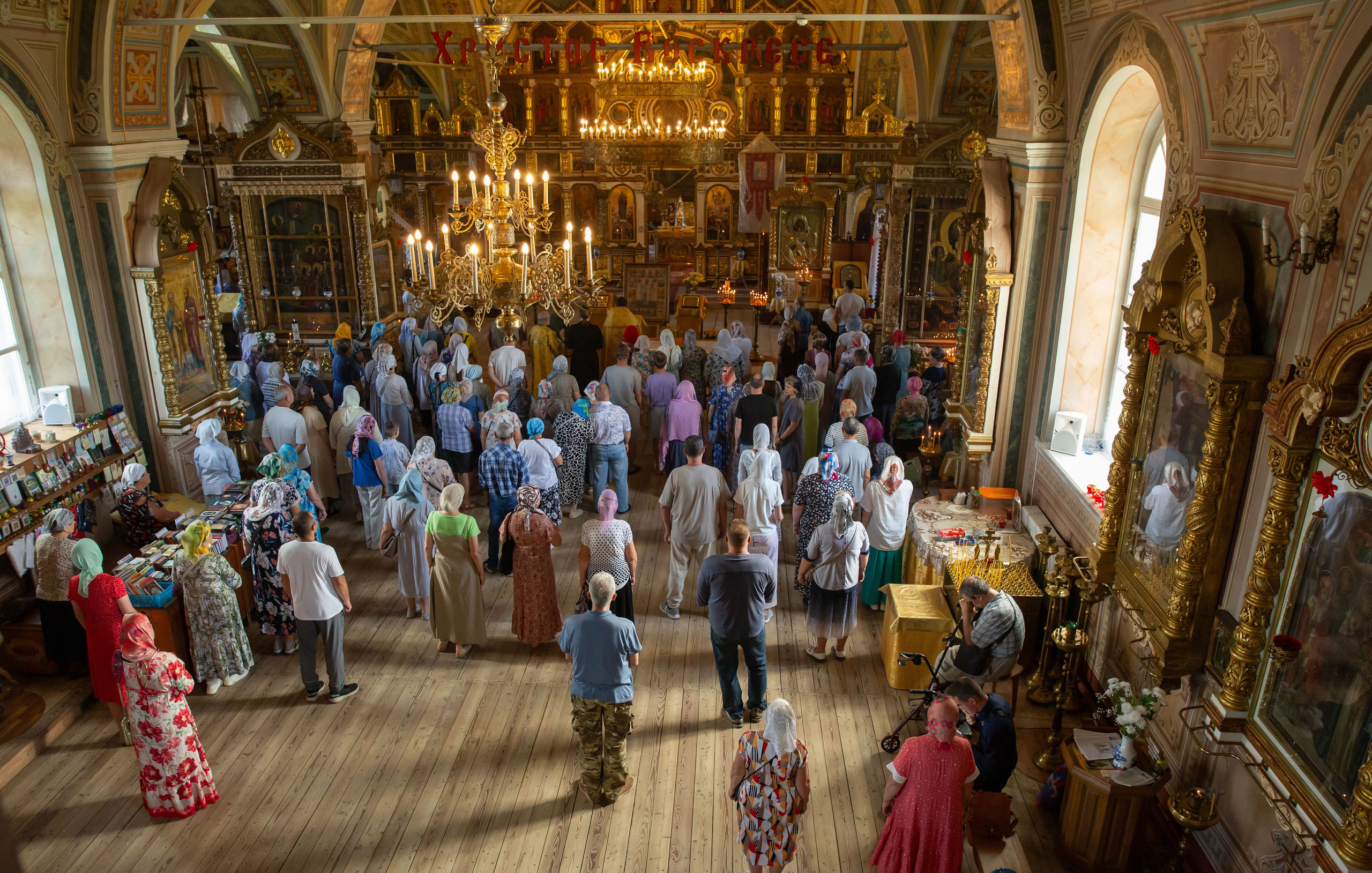 Молебен Николай Зарайсий с Ашитково Воскресенский храм. Семейный и детский фотограф Анна Петракова