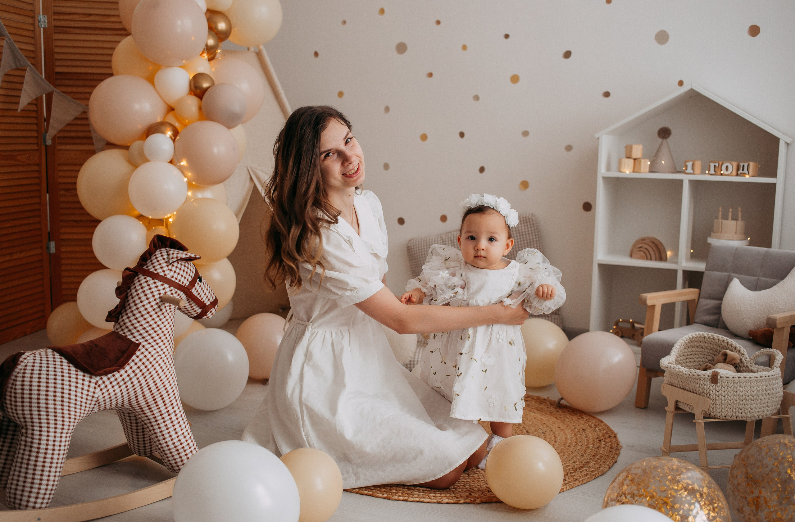1 годик малышке. Фотограф в Санкт-Петербурге Гарипова Валерия