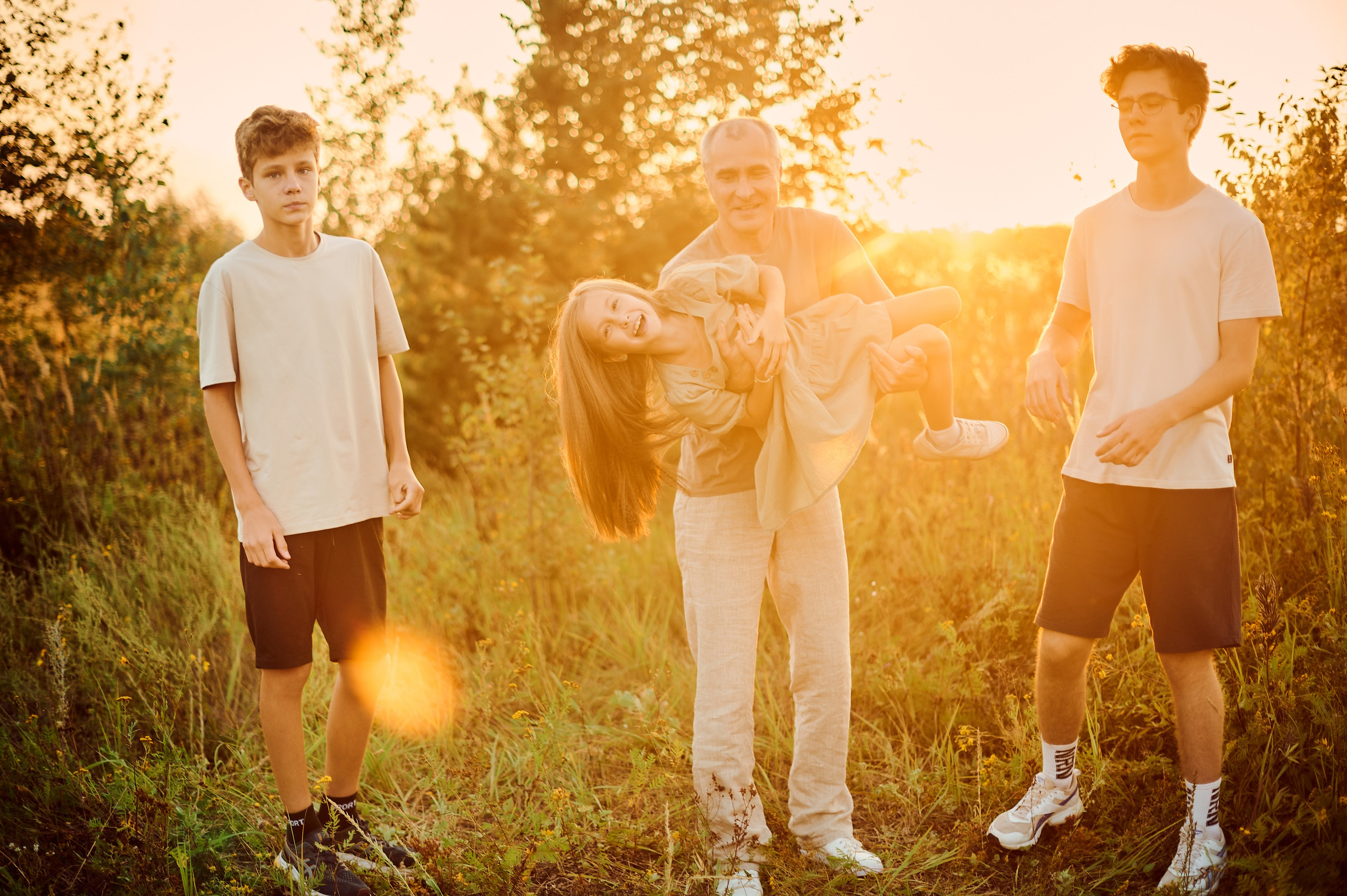 НА ЗАКАТЕ | НАСТЯ, ВИТЯ, МАША, ЛЕША и ЖЕНЯ. Свадебный и семейный фотограф РИТА БОЧКАРЁВА