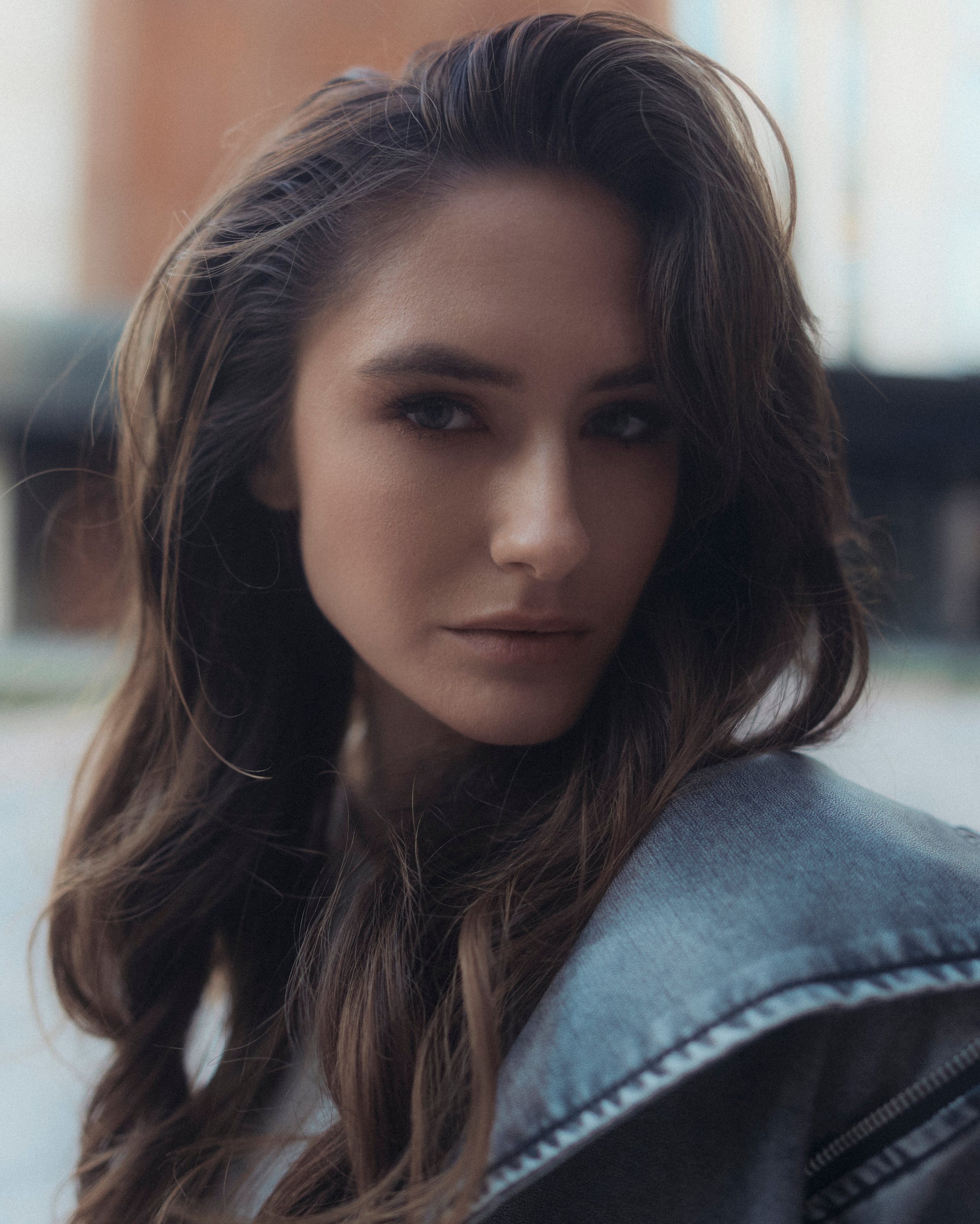 Street photo shoot with Nastya in Kazan near the new IT park