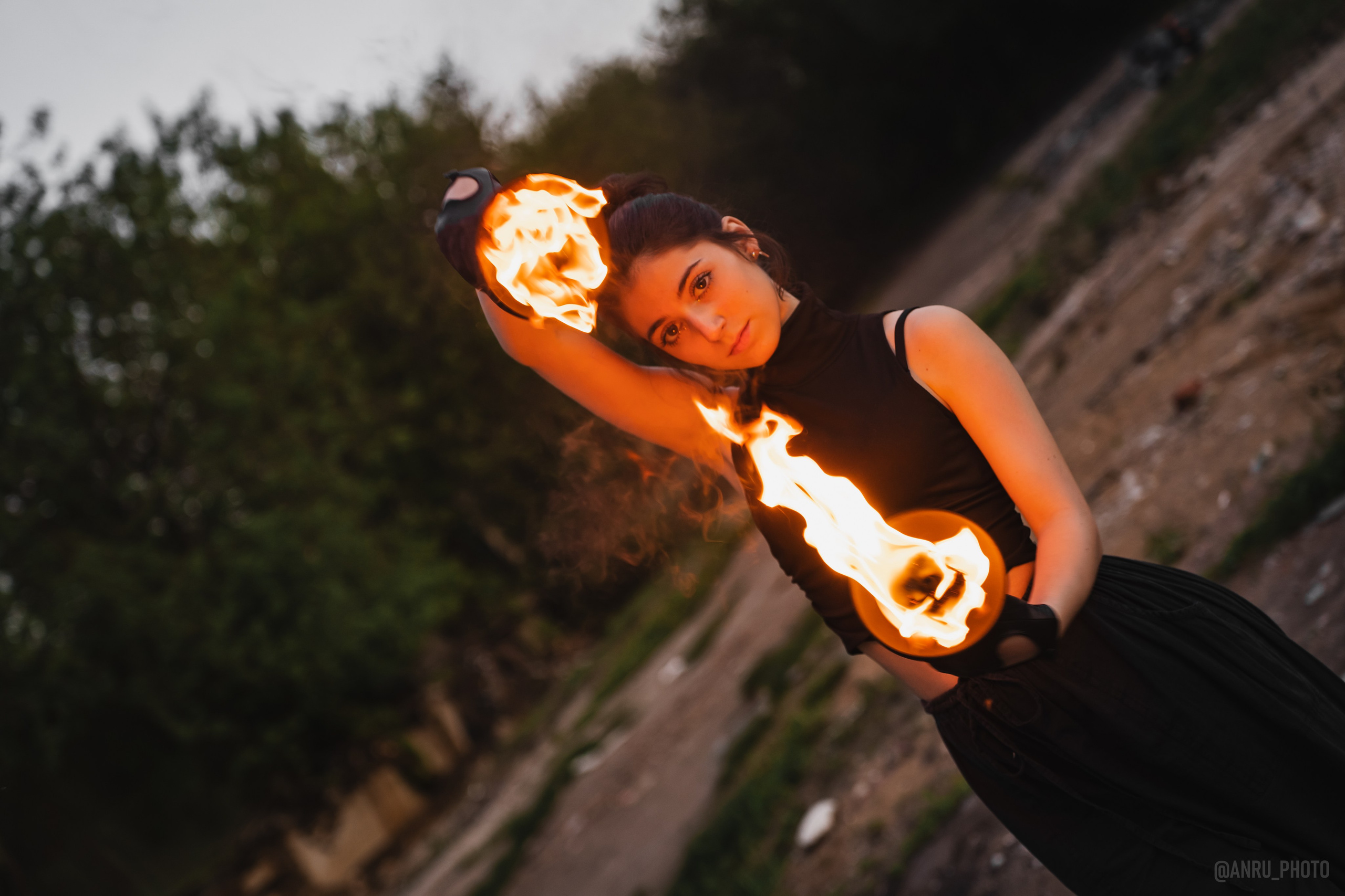 Огненная тренировка. Репортажный фотограф Анастасия Рубцова