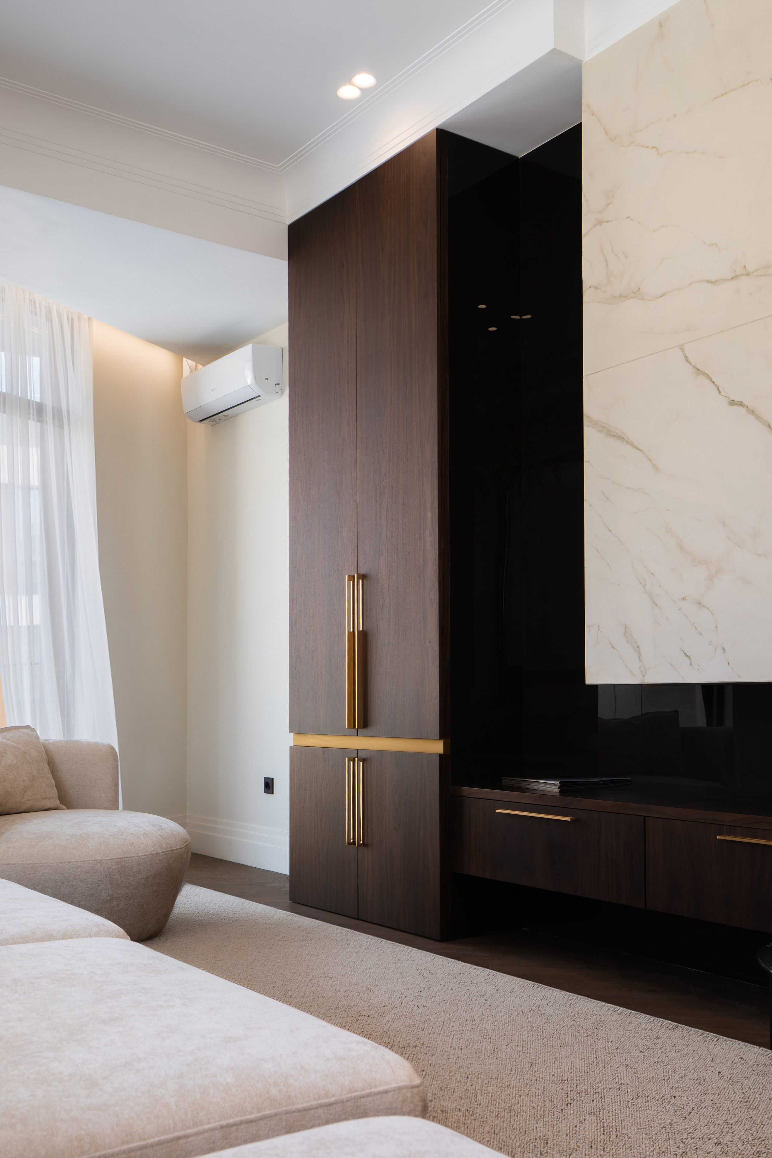 Интерьерная съёмка деталей интерьера крупным планом