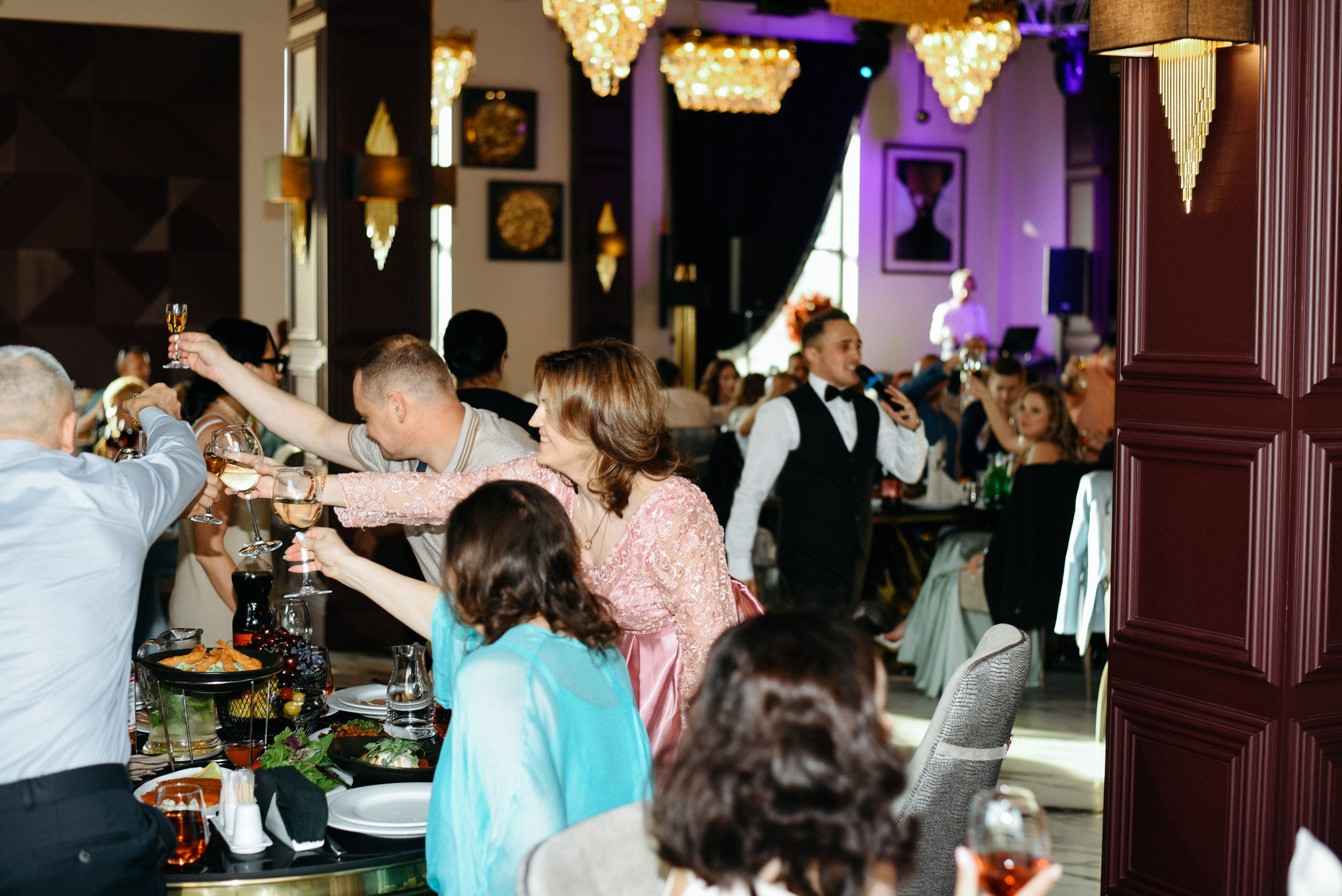 Виктор и Ангелина Банкет на 100 гостей Ресторан Segreto. Фотограф Лола Волна, город Москва