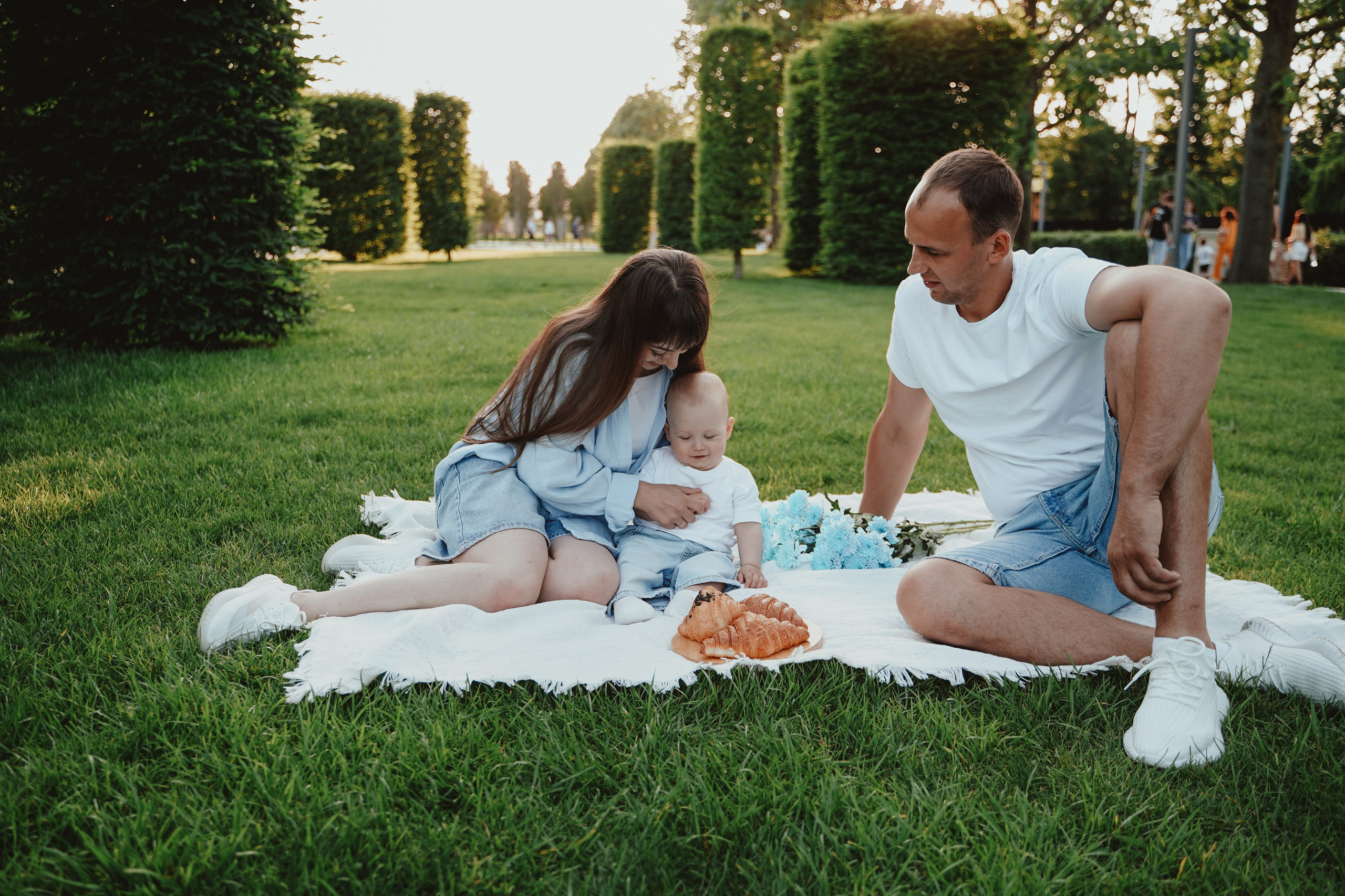 Семейная фотосессия в парке Галицкого. Семейный и женский фотограф в Краснодаре Анастасия Приймак
