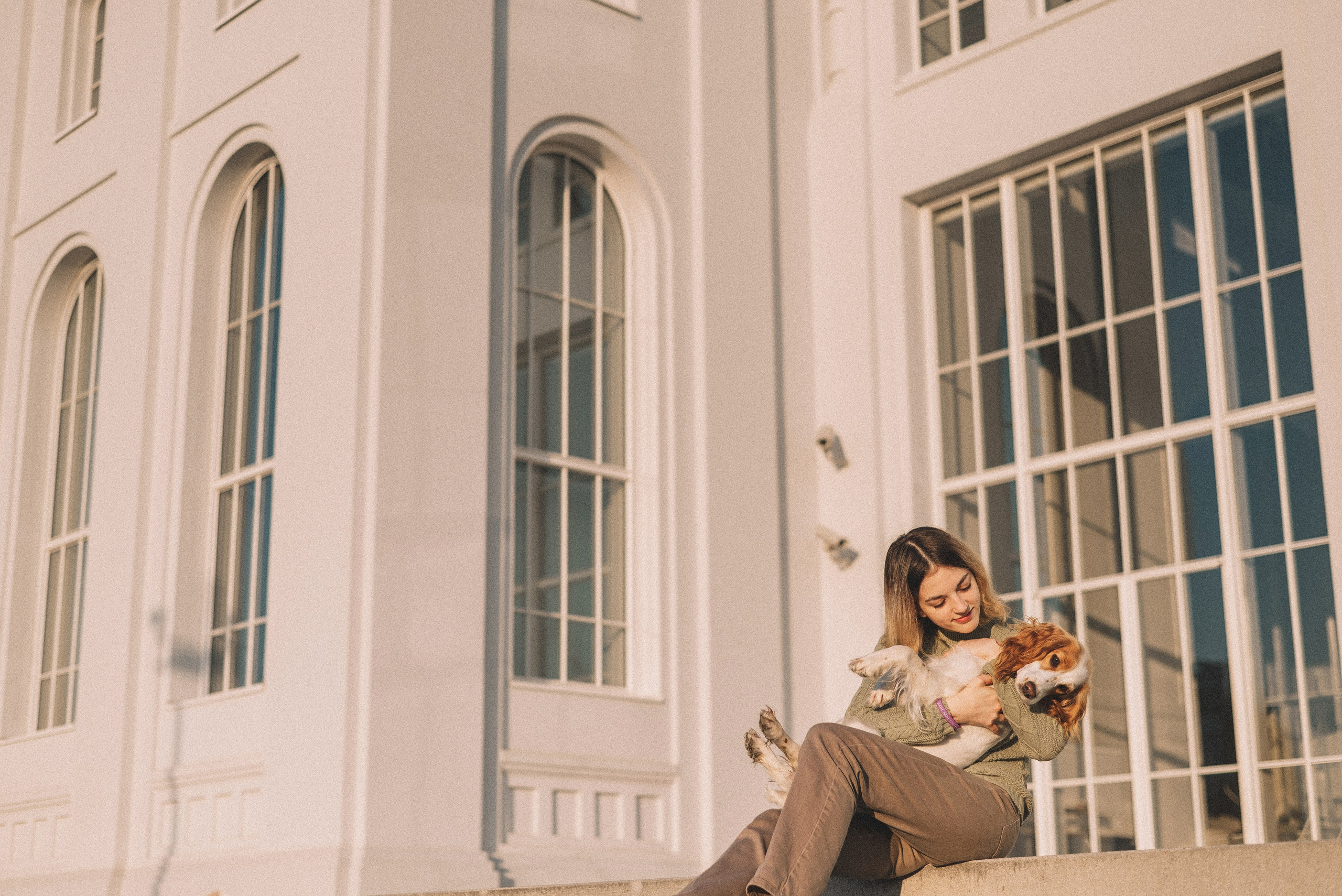 Маша и Вега. Фотограф-анималист Богданова Полина