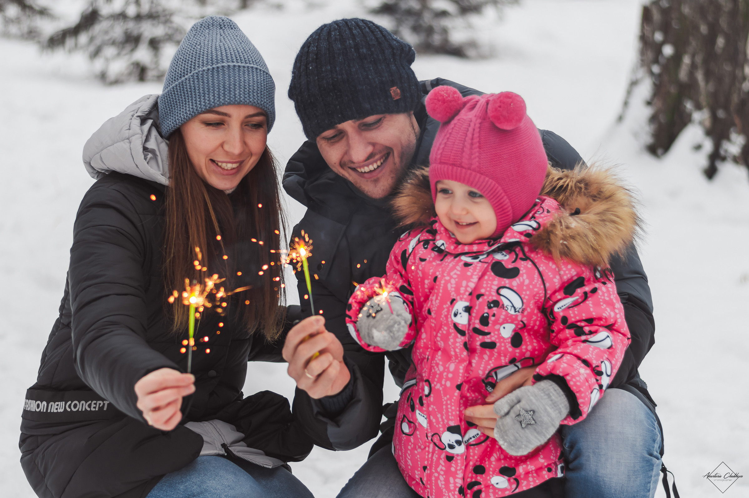 Елена, Евгений и Алиса. Свадебный и семейный фотограф в Туле Анастасия Чаликова