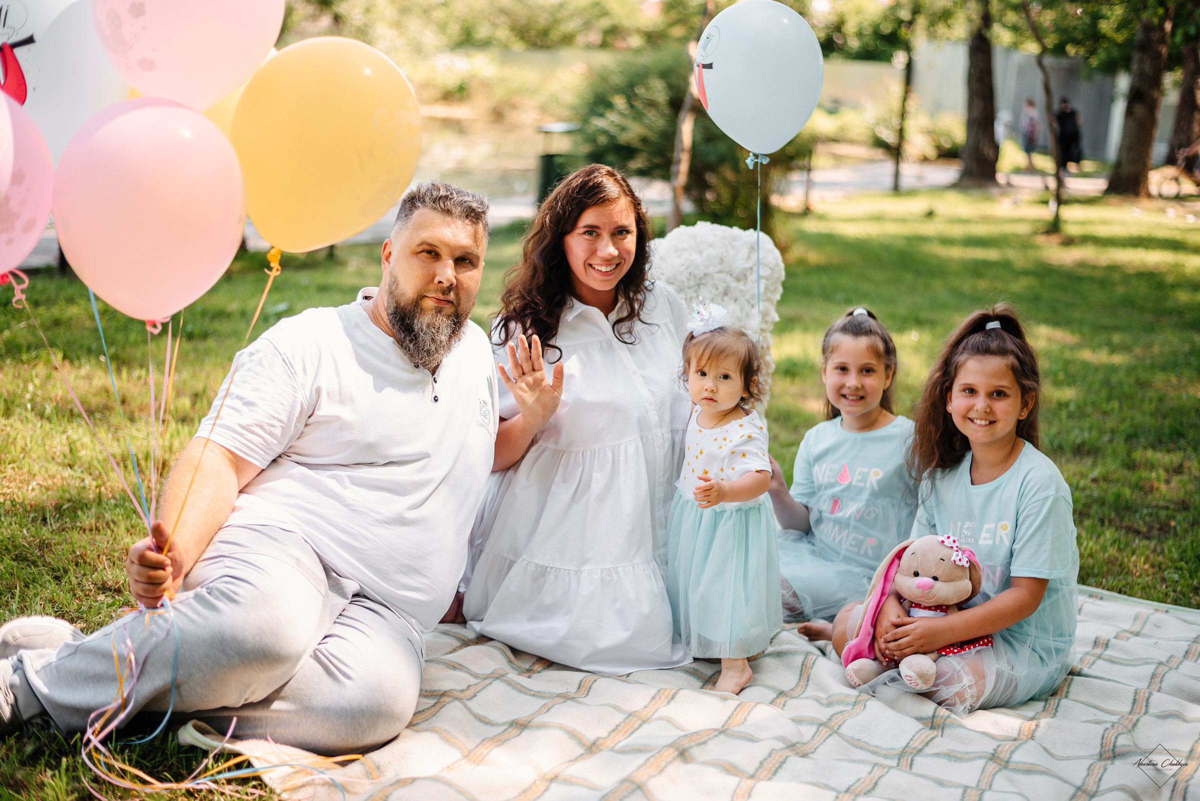 Годик Стефании. Свадебный и семейный фотограф в Туле Анастасия Чаликова