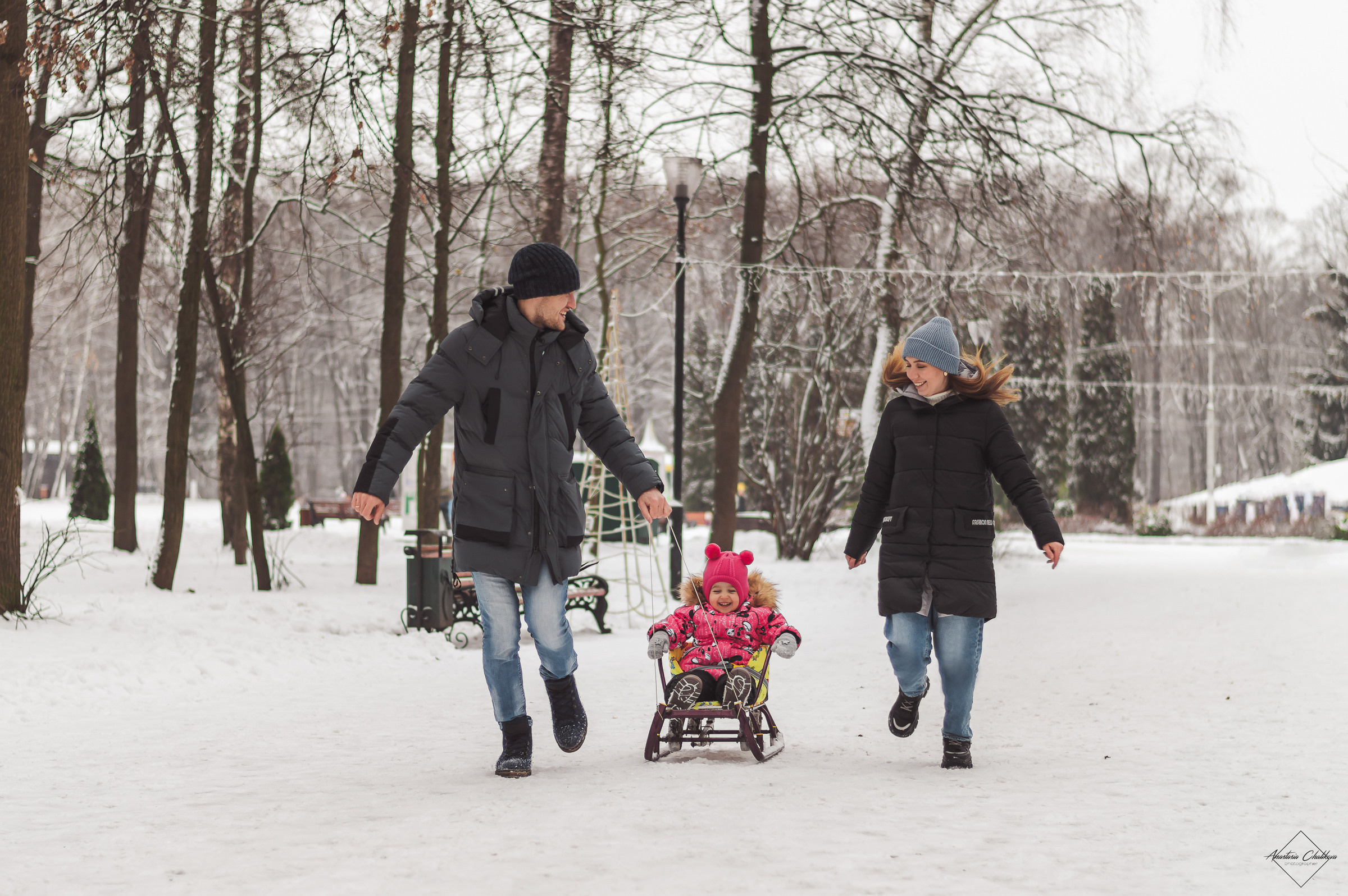 Елена, Евгений и Алиса. Свадебный и семейный фотограф в Туле Анастасия Чаликова