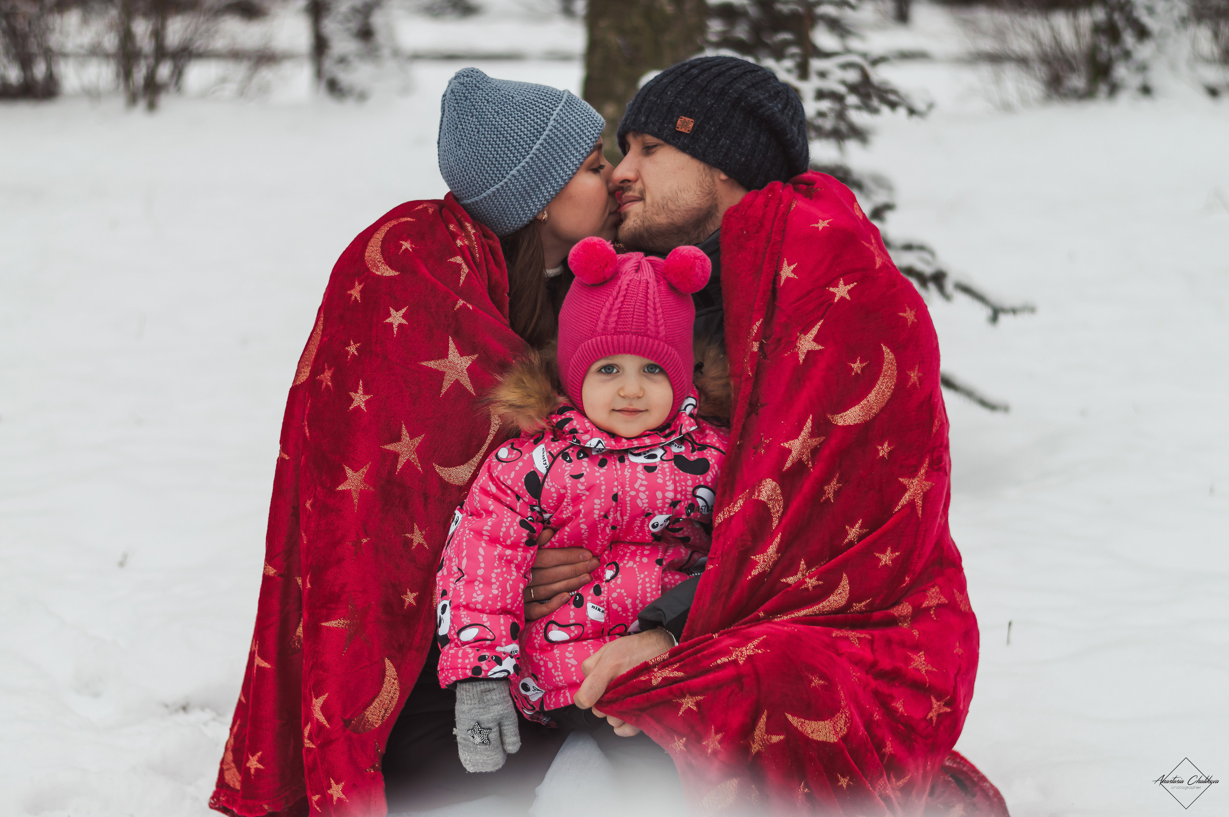 Елена, Евгений и Алиса. Свадебный и семейный фотограф в Туле Анастасия Чаликова