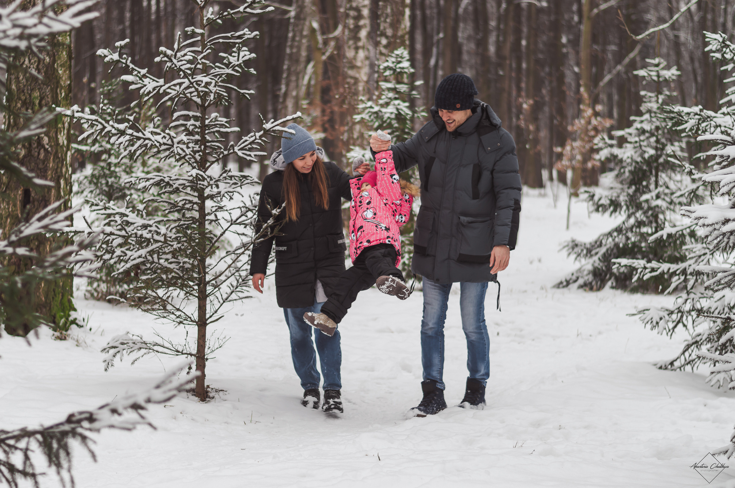 Елена, Евгений и Алиса. Свадебный и семейный фотограф в Туле Анастасия Чаликова