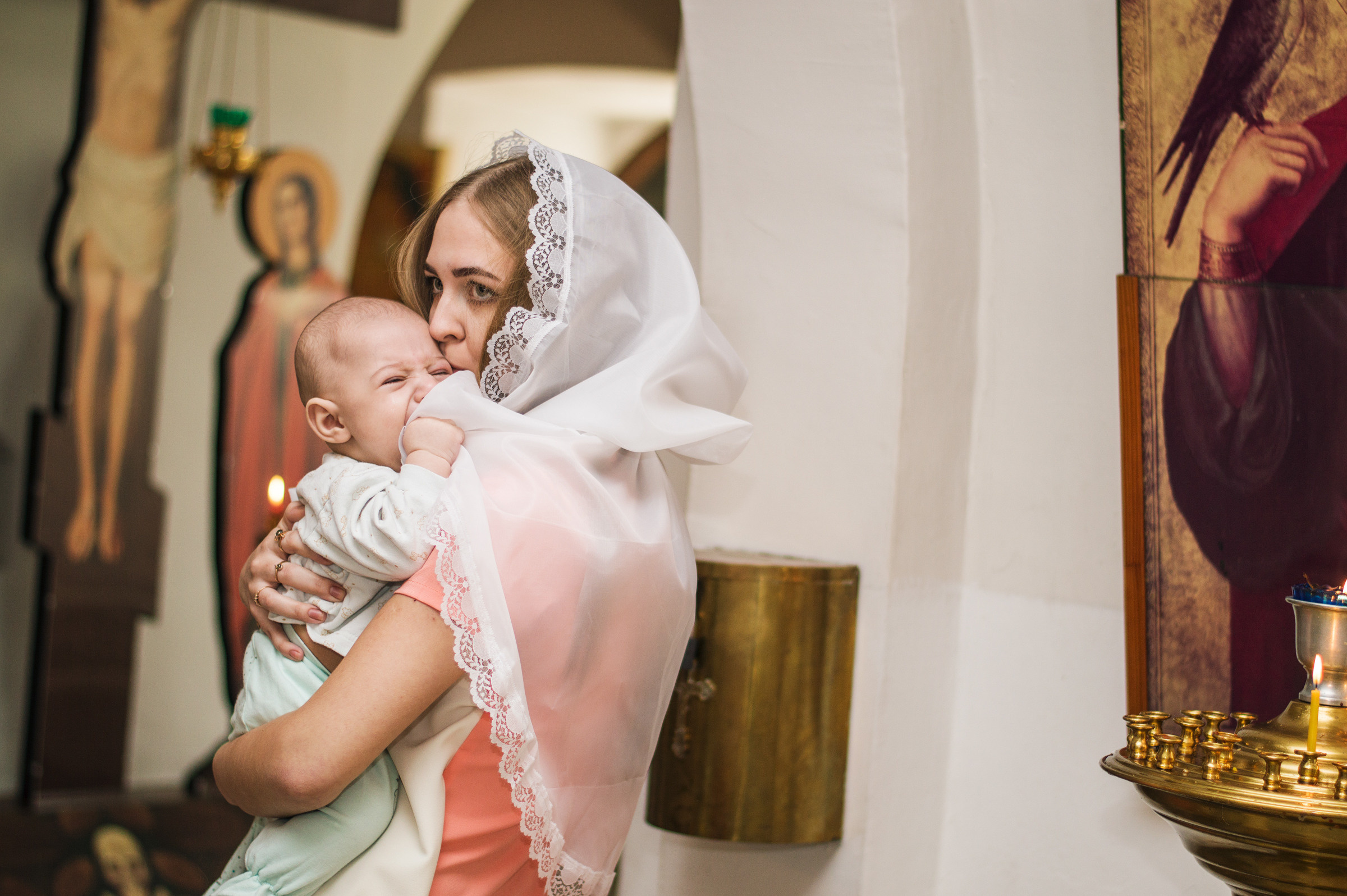 Крещение Тима. Свадебный и семейный фотограф в Туле Анастасия Чаликова