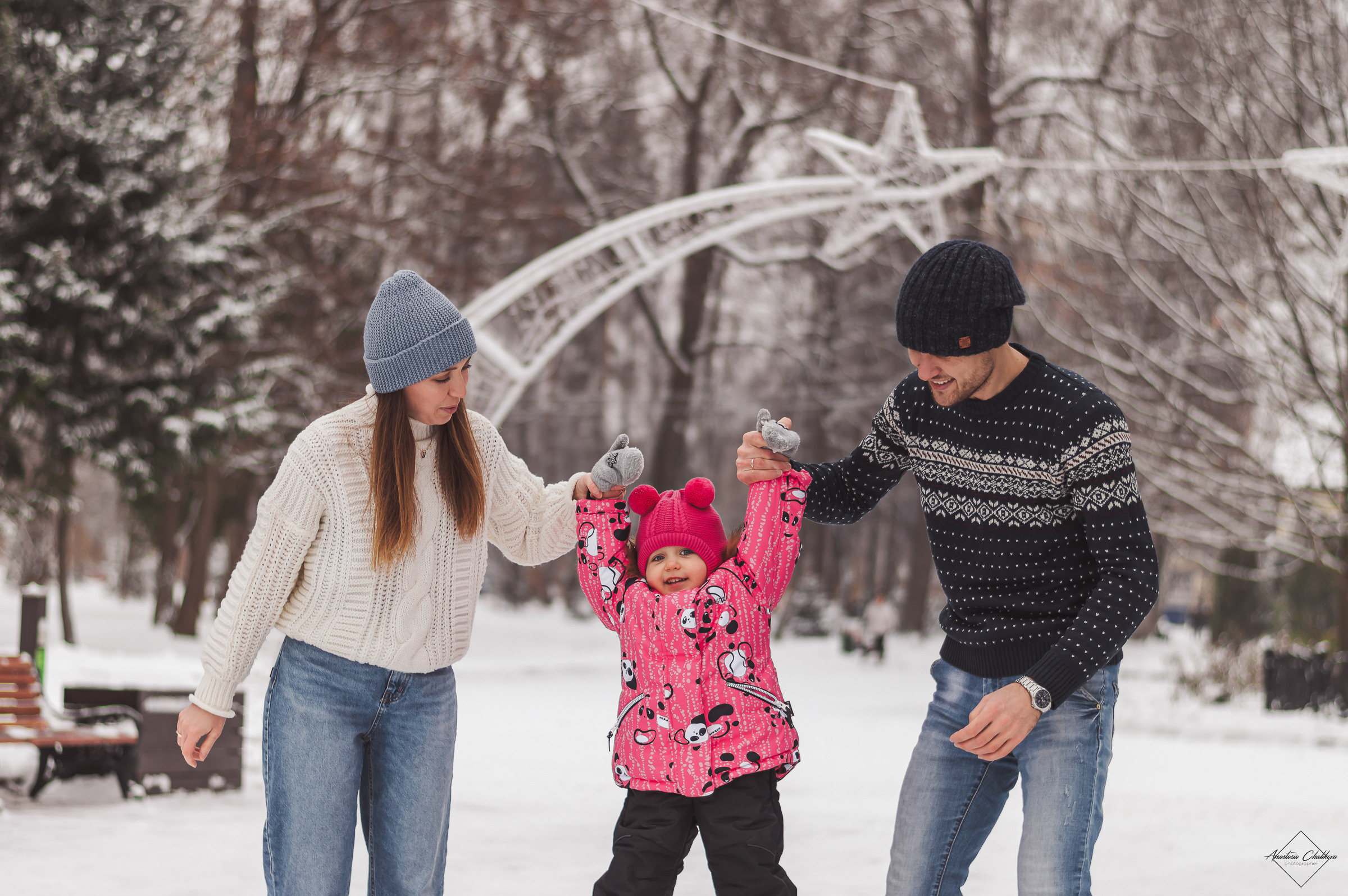 Елена, Евгений и Алиса. Свадебный и семейный фотограф в Туле Анастасия Чаликова