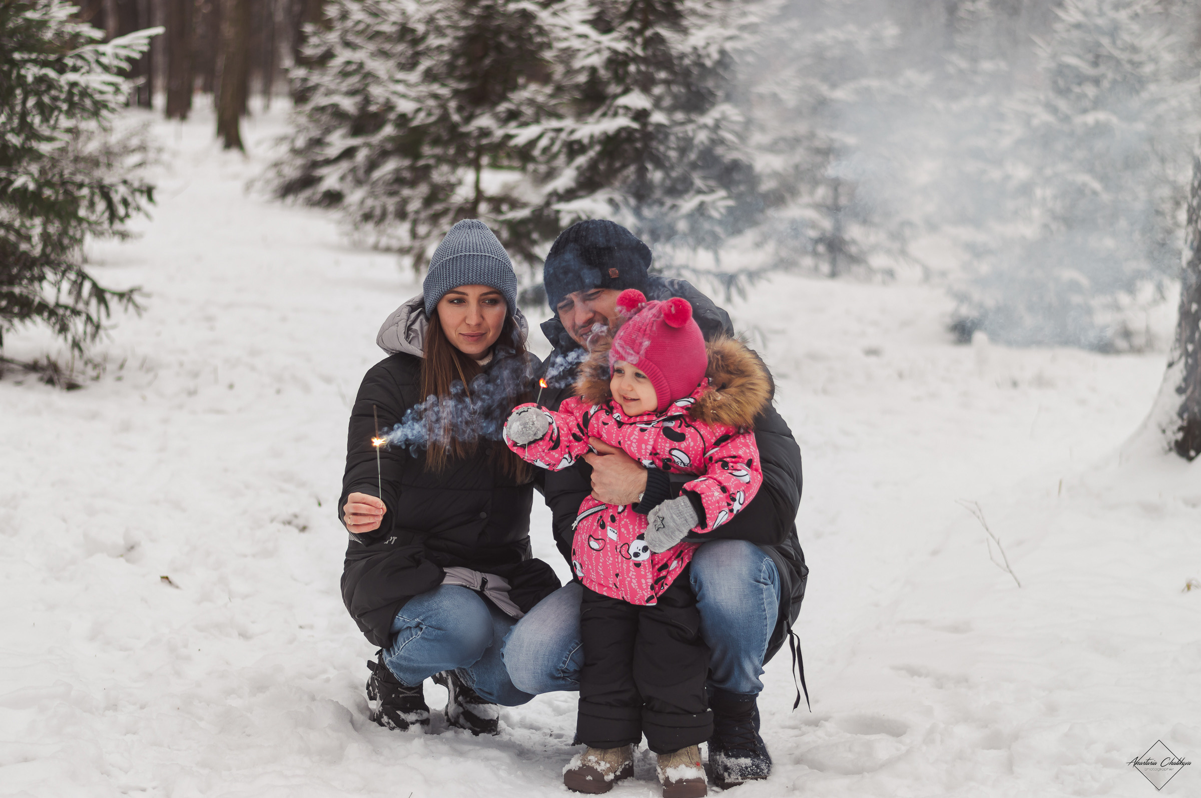 Елена, Евгений и Алиса. Свадебный и семейный фотограф в Туле Анастасия Чаликова