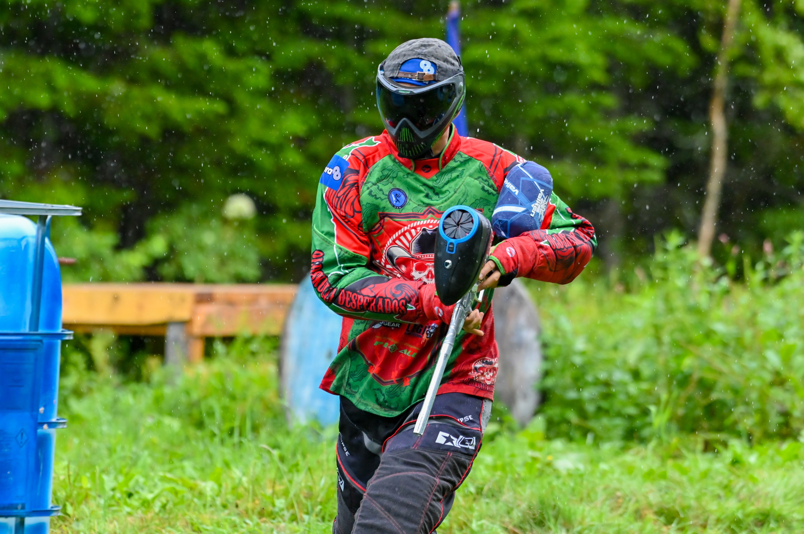 Пейнтбол в Дождь. Фоторепортажи Сахалина