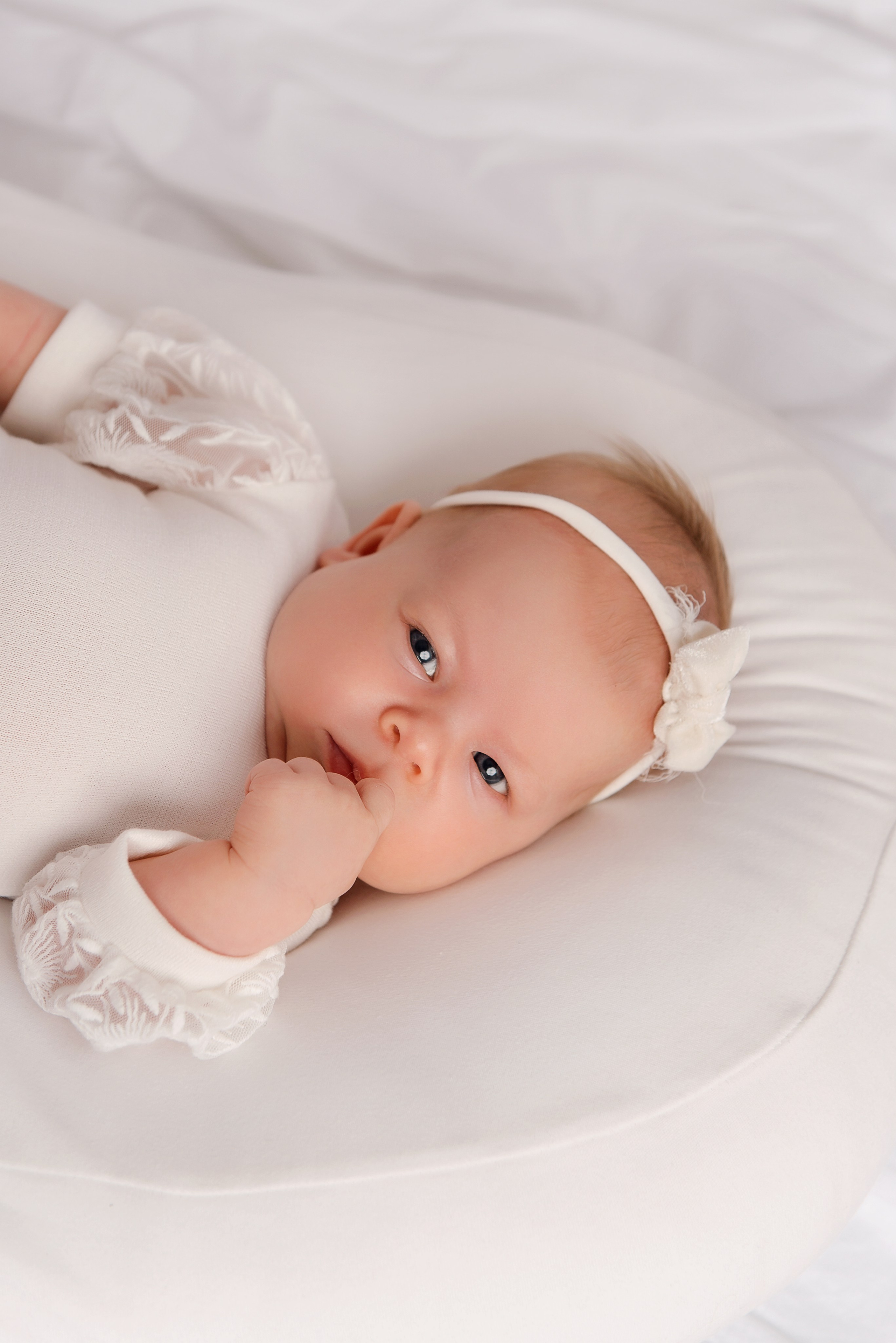 Малышке 1,5 месяца. Детский фотограф в Долгопрудном и Москве