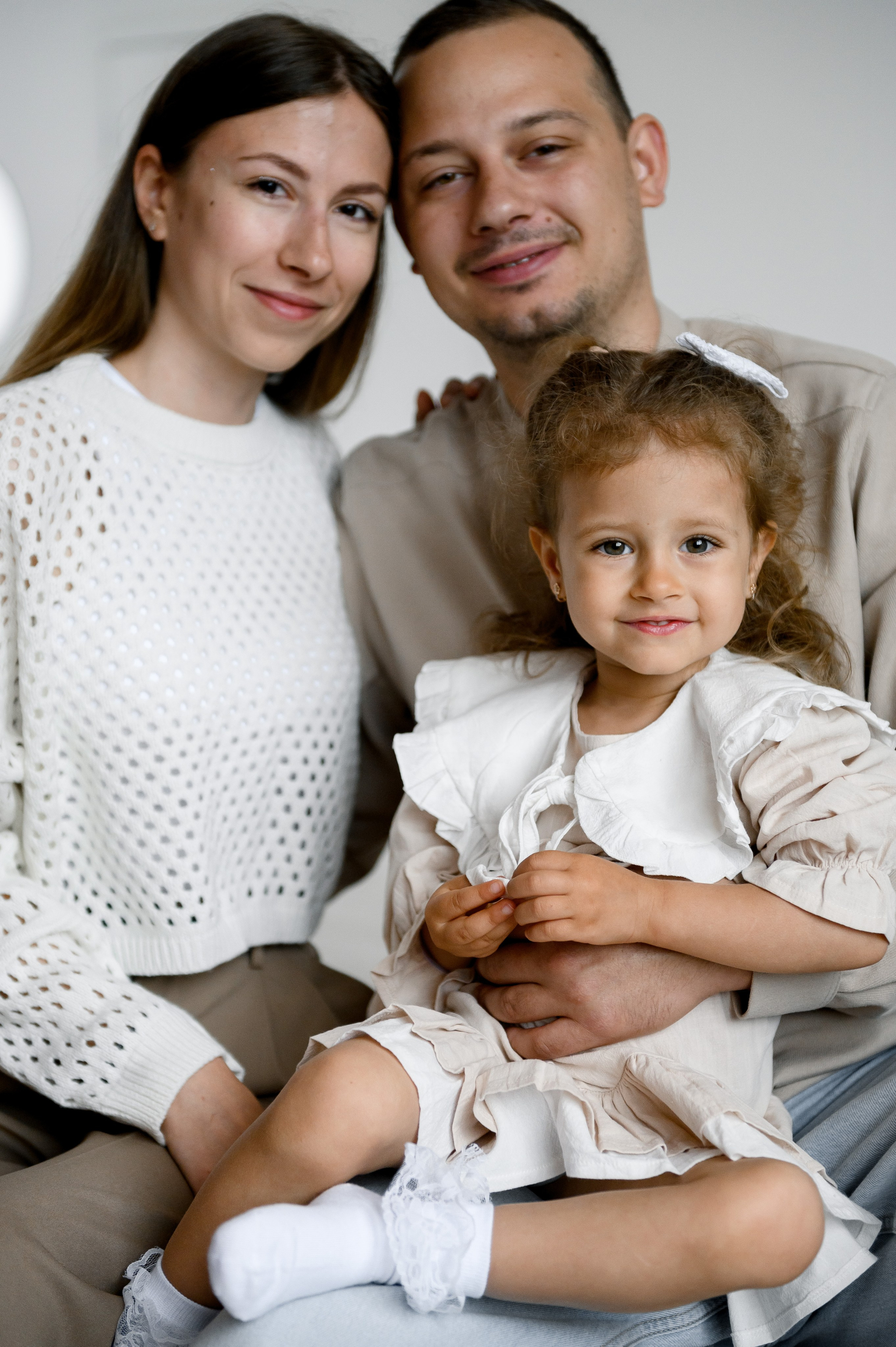 Очаровательная Ева с родителями. Свадебный и семейный фотограф в Ставрополе Роман Иванов