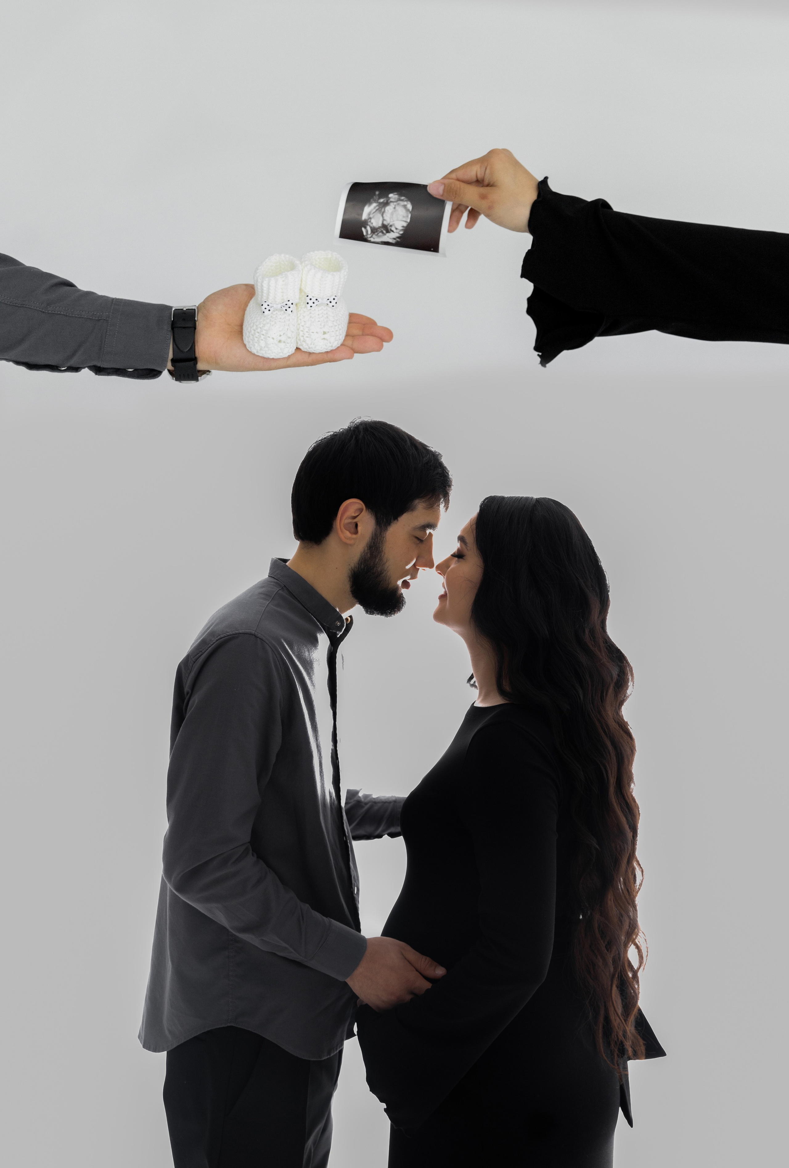 Жубаныш и Аружан (беременность)