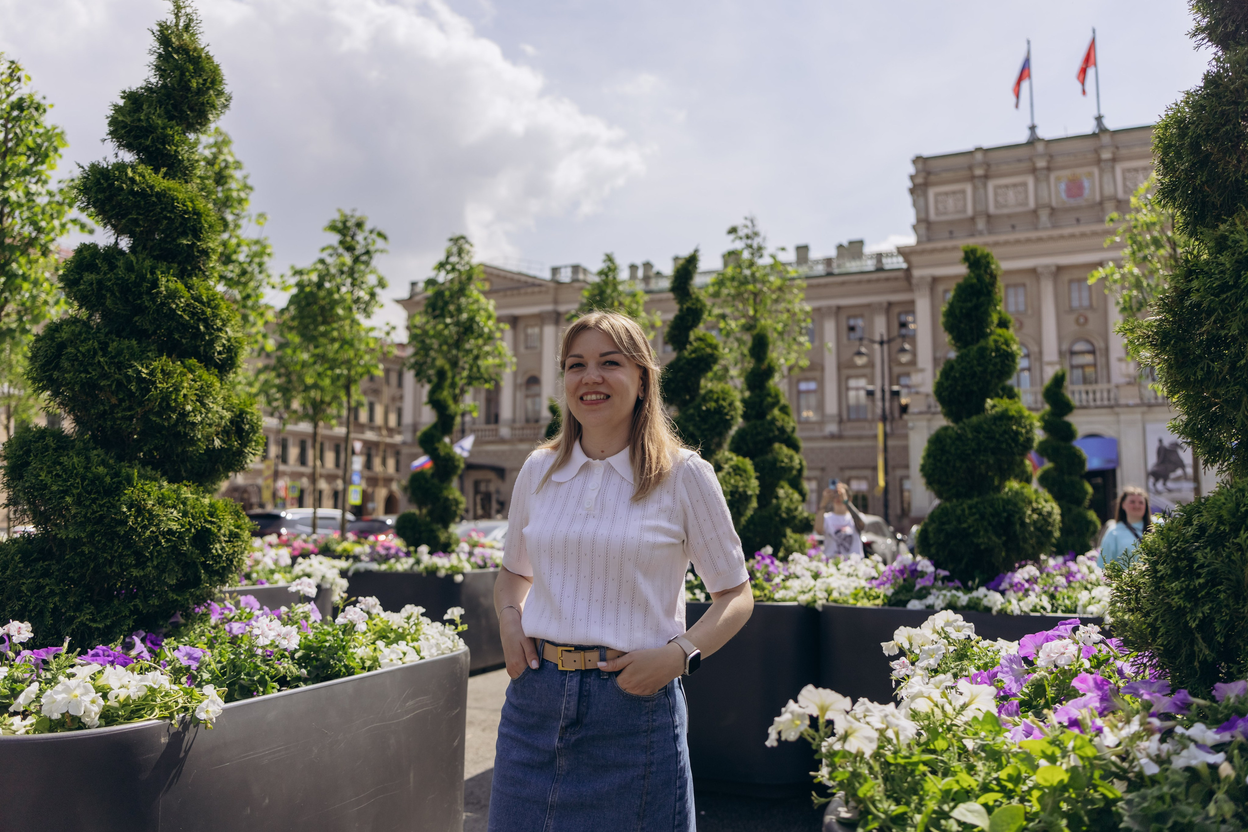 Семейная прогулка на Исаакиевском соборе. Семейный и свадебный фотограф в Санкт-Петербурге Екатерина Васильева