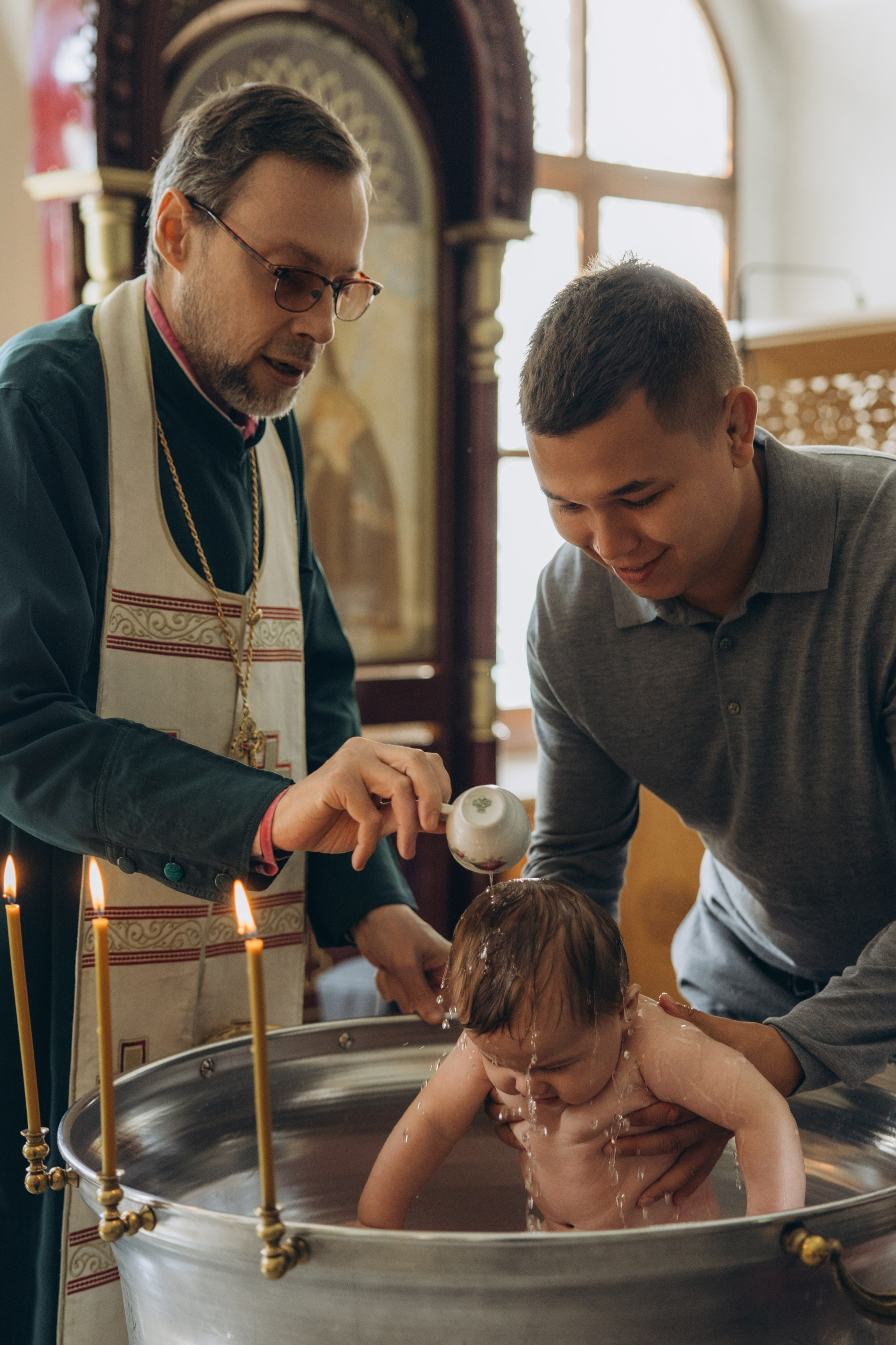 Крещение Демида. Свадебный, семейный фотограф в Иркутске Светлана Макаричева