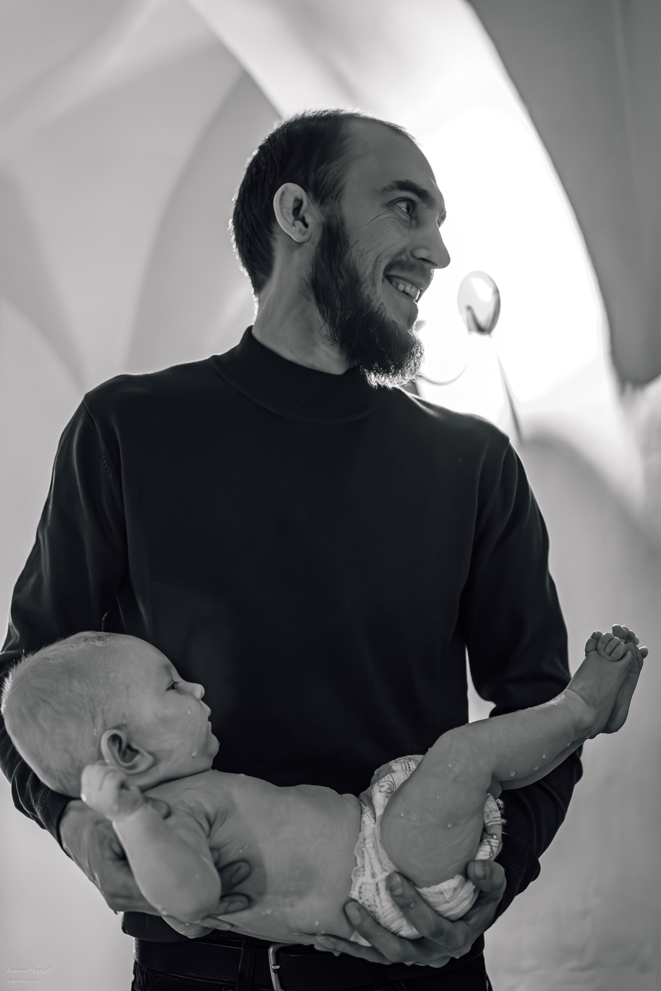 Крещение Максима. Фотограф Антон Перков