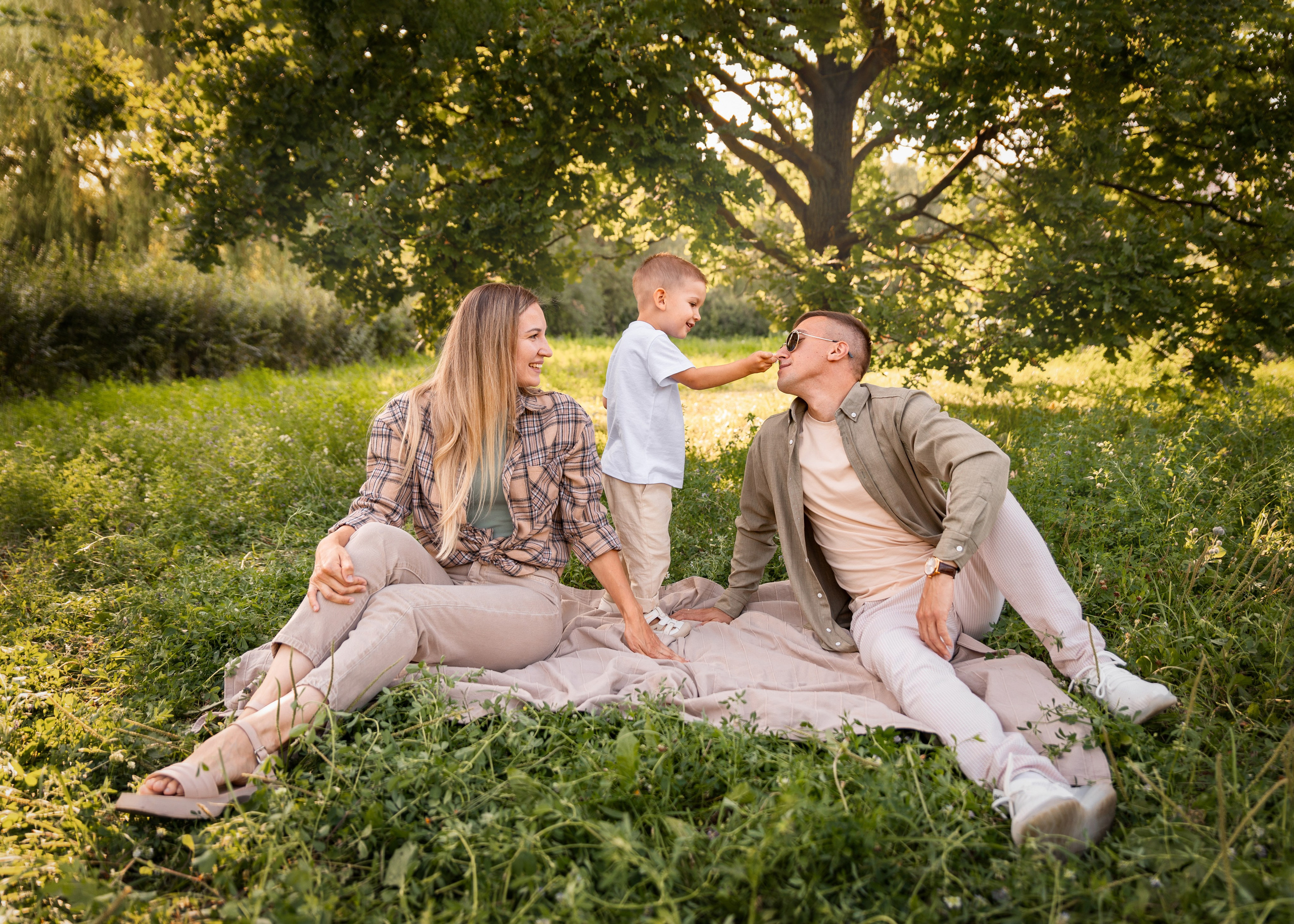Анна, Денис, Егор. Семейный фотограф В Москве Александра Дейкун