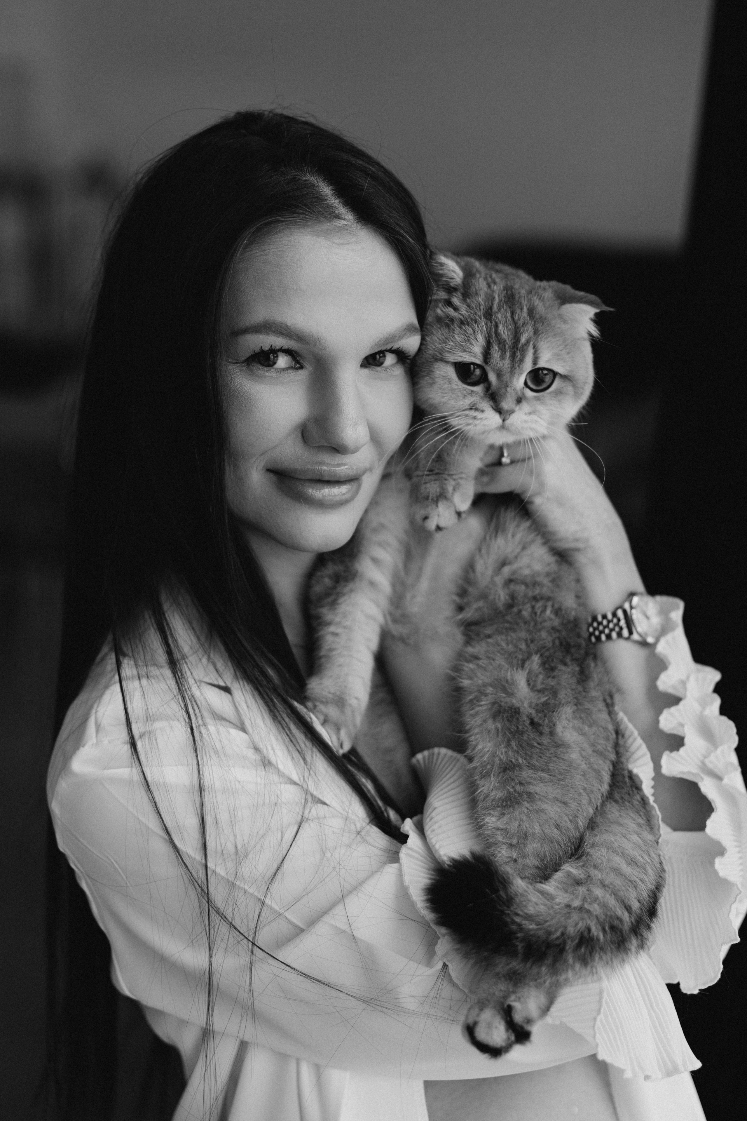 Фотосессия беременности с кошкой — фотограф Кристина Филимонова