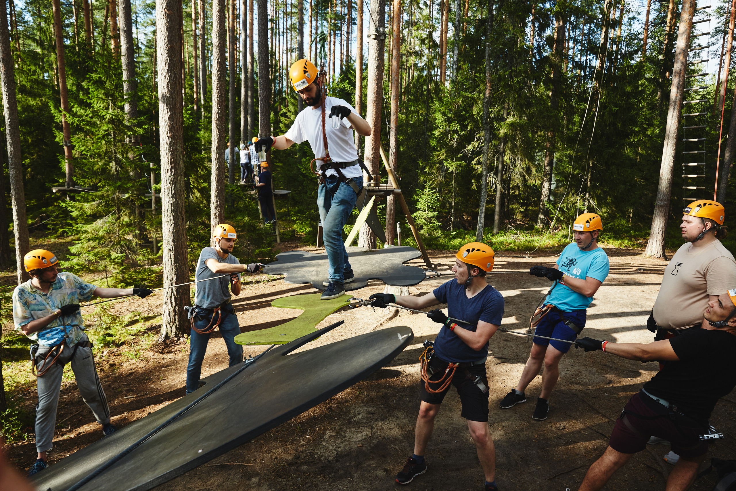 ТимБилдинг компании InfoBip. КонТайм: профессиональная съемка для организаций