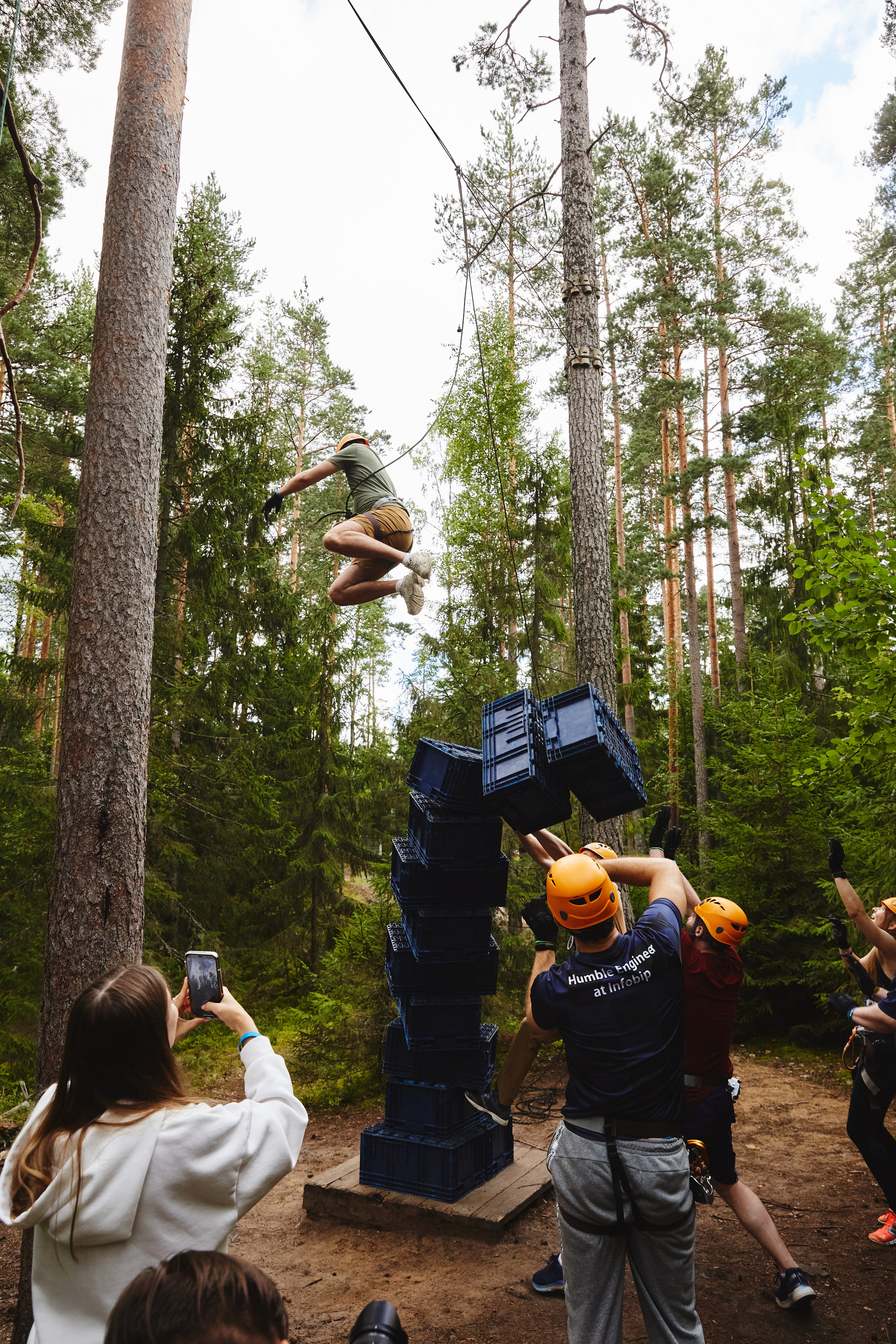 ТимБилдинг компании InfoBip. КонТайм: профессиональная съемка для организаций