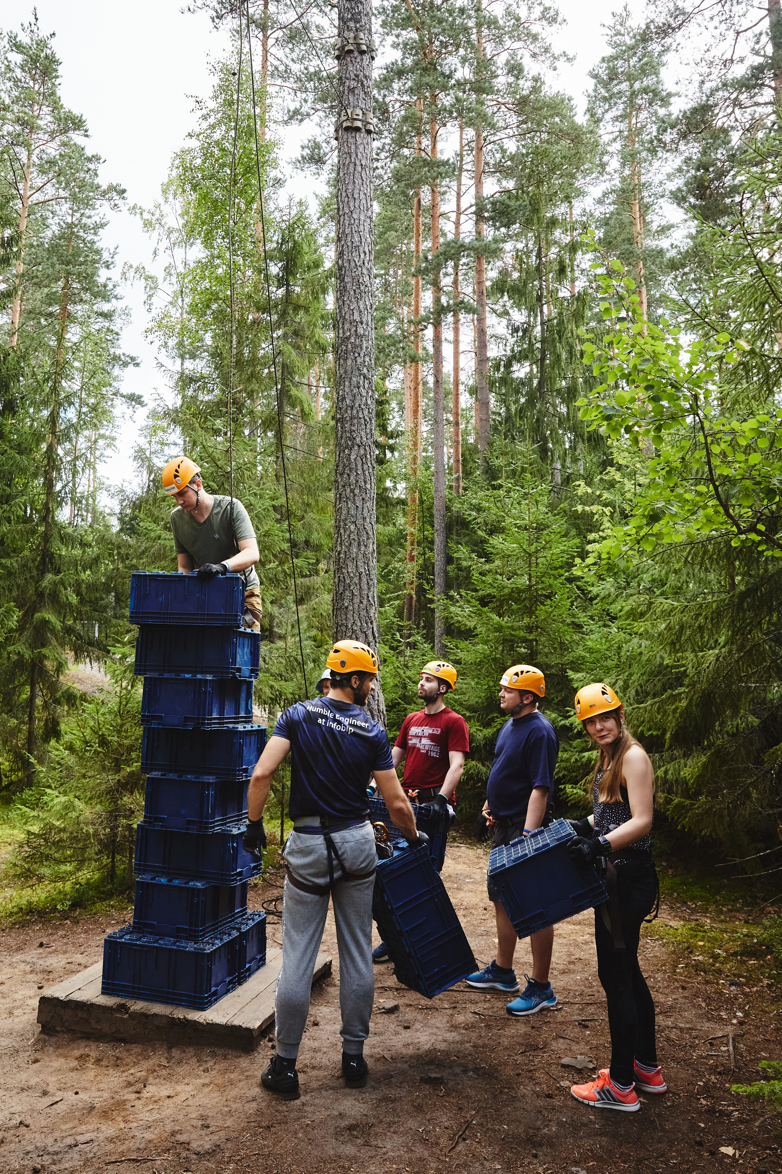 ТимБилдинг компании InfoBip. КонТайм: профессиональная съемка для организаций