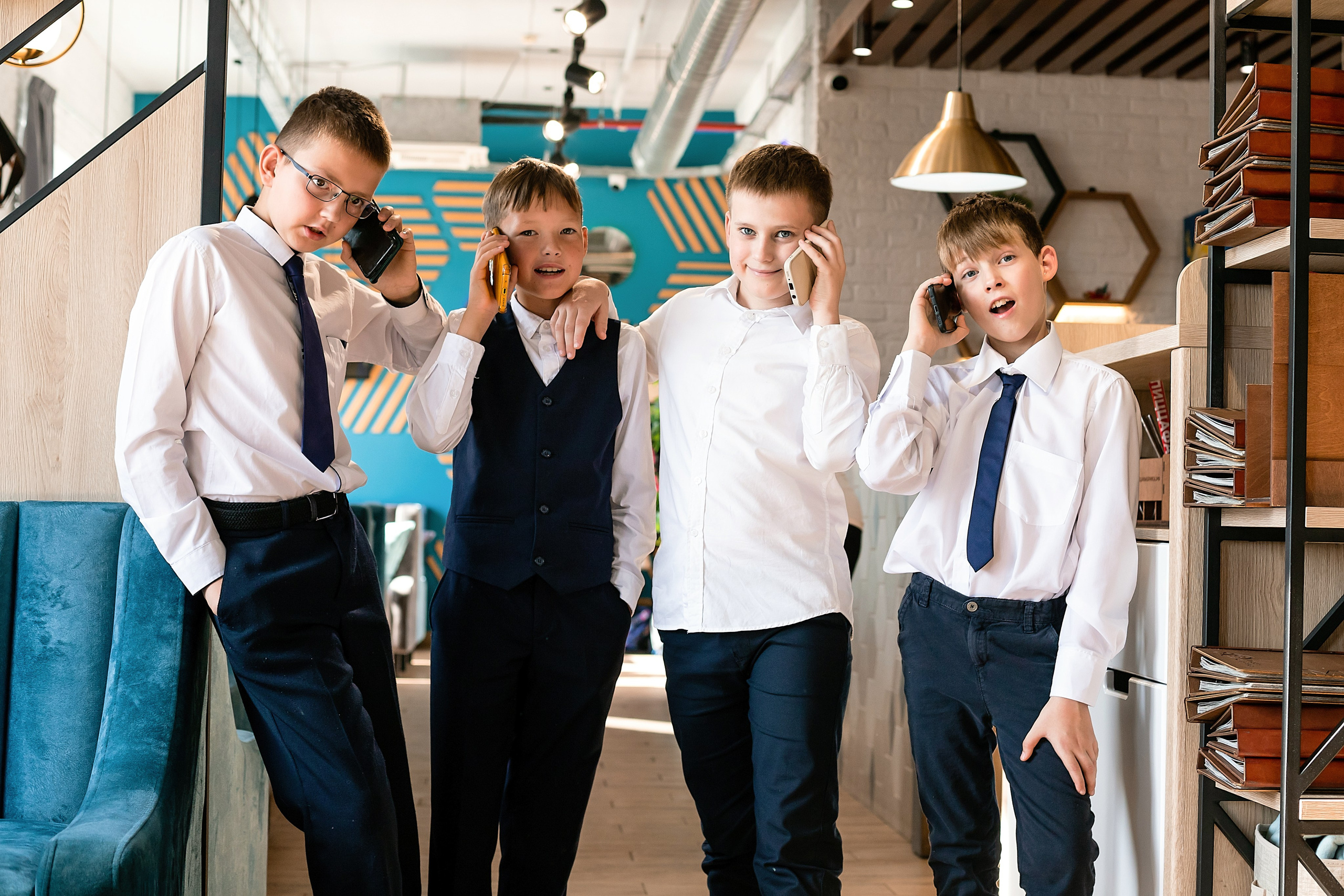 4 класс. Съёмка в кафе. Выпускные альбомы «Эврика» в Нижнем Новгороде