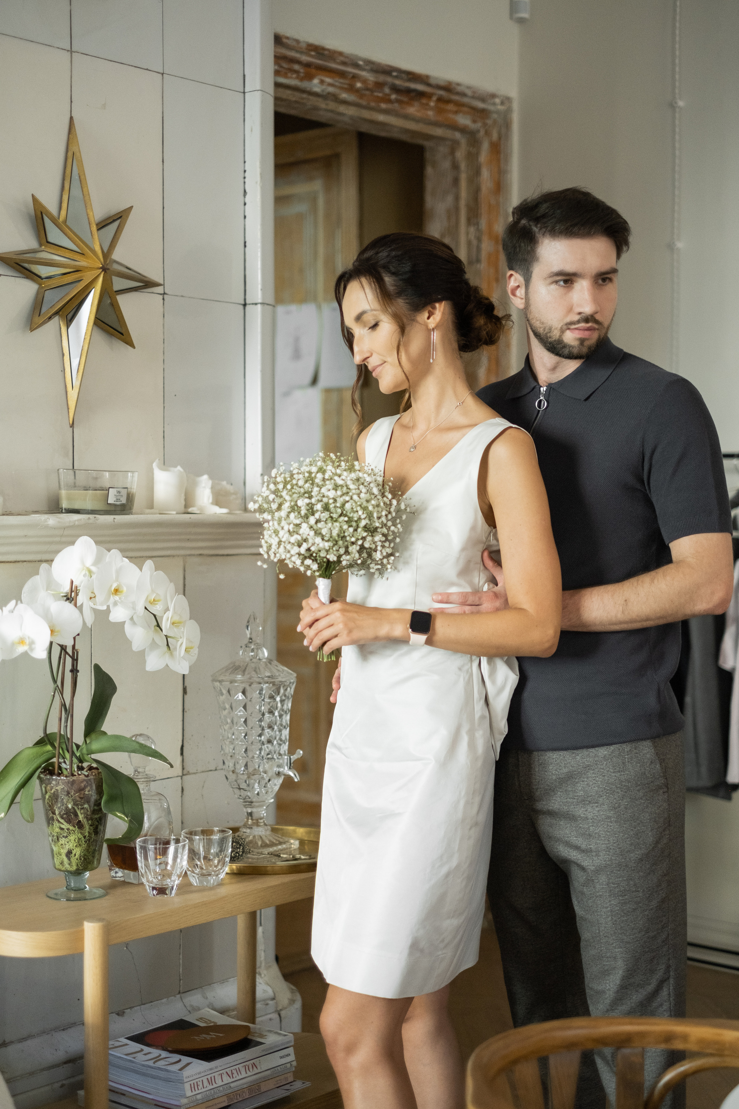 Свадебная фотосессия в ателье. Свадебный фотограф Элли Федосеева