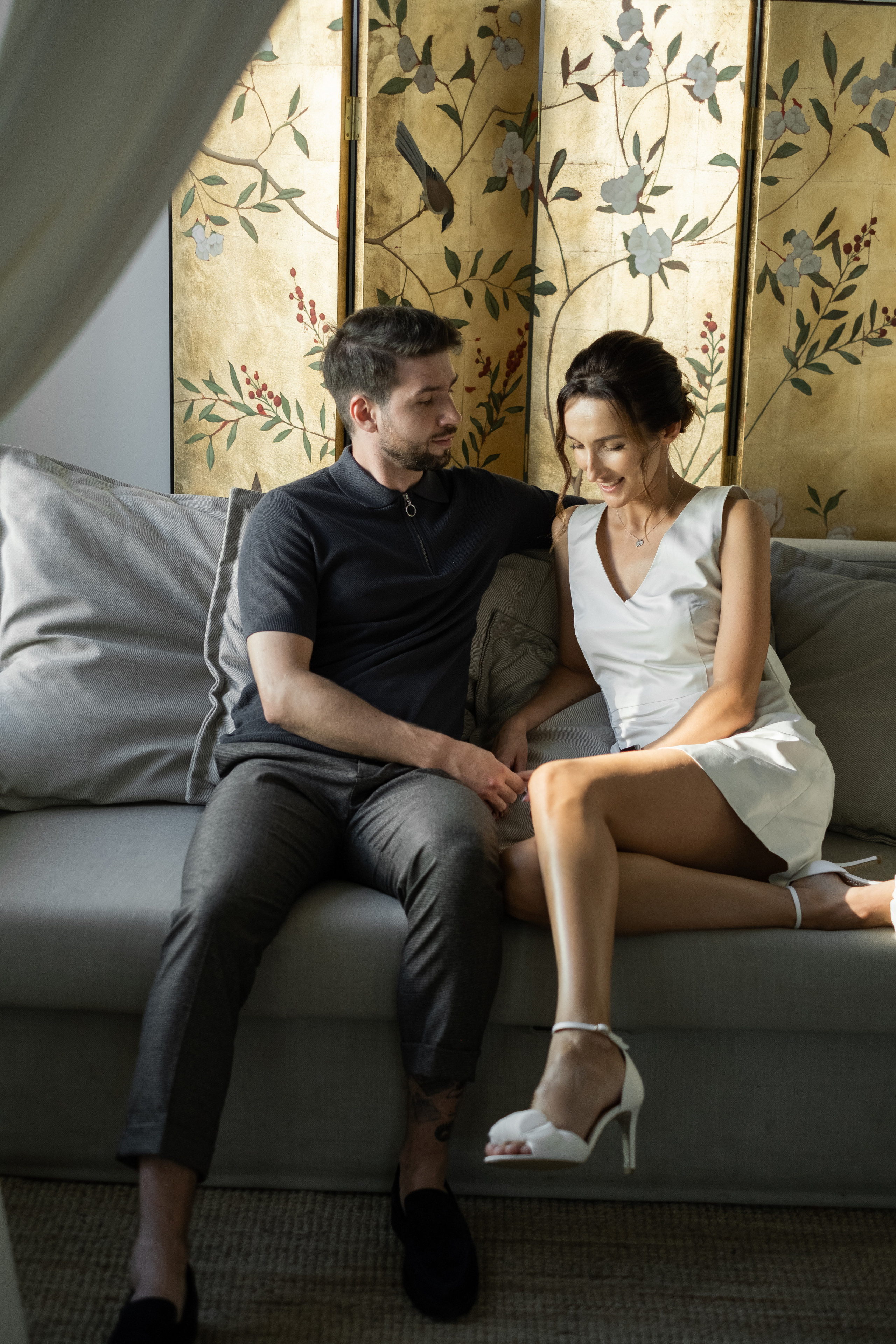 Свадебная фотосессия в ателье. Свадебный фотограф Элли Федосеева